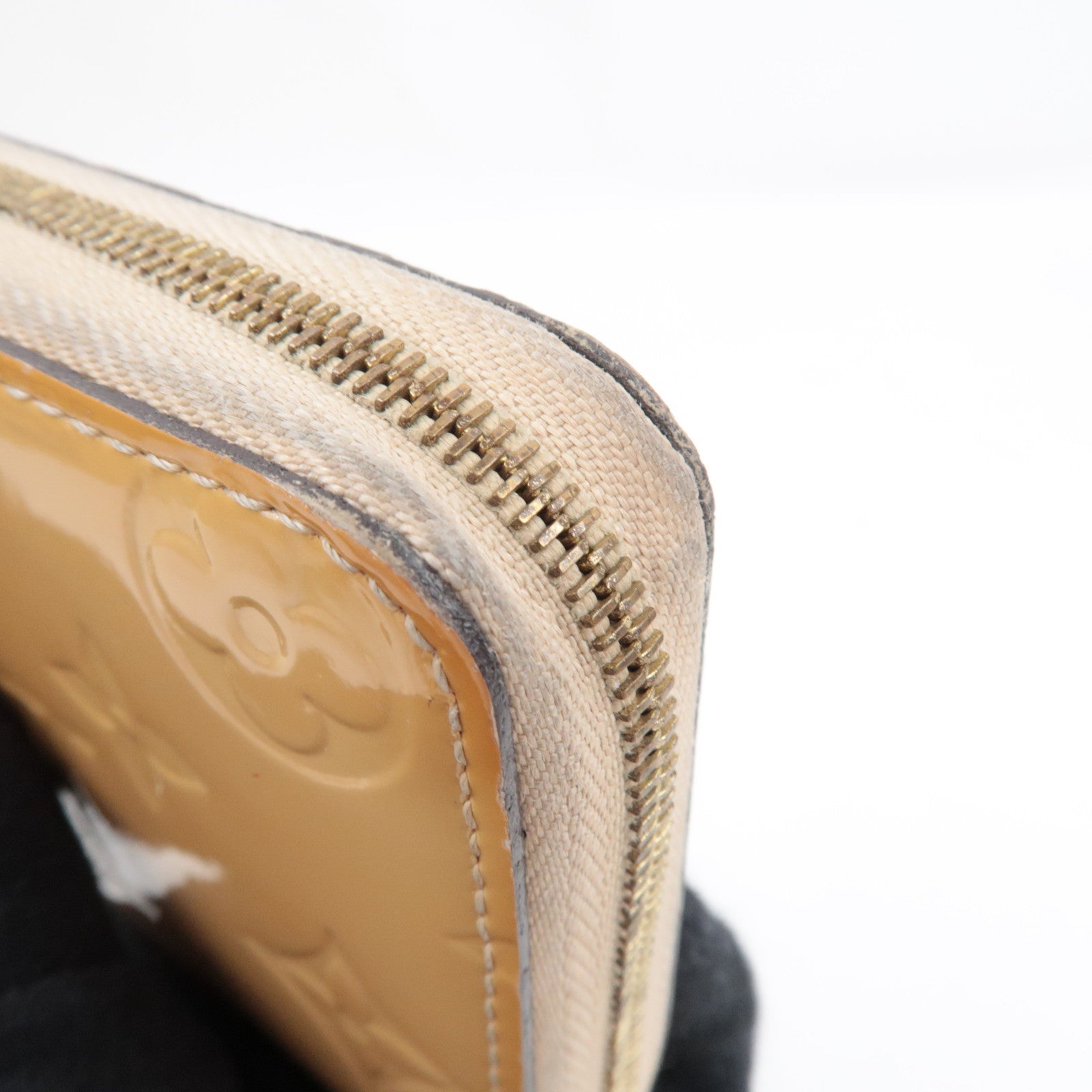 Louis Vuitton Monogram Vernis Zippy Coin Purse Wallet Dunne M90203 TS3185