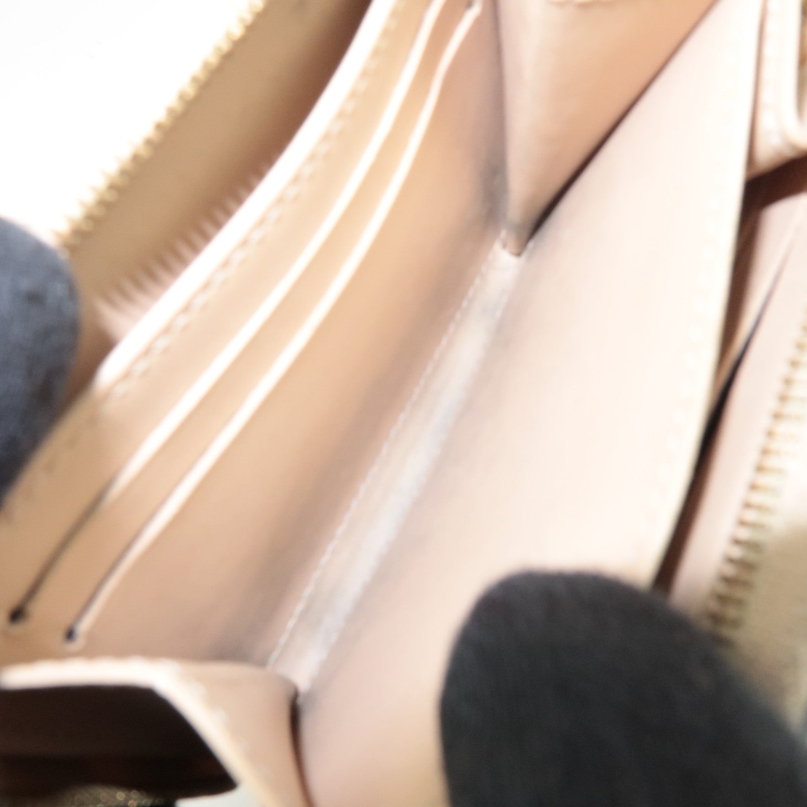 Louis Vuitton Monogram Vernis Zippy Coin Purse Wallet Dunne M90203 TS3185