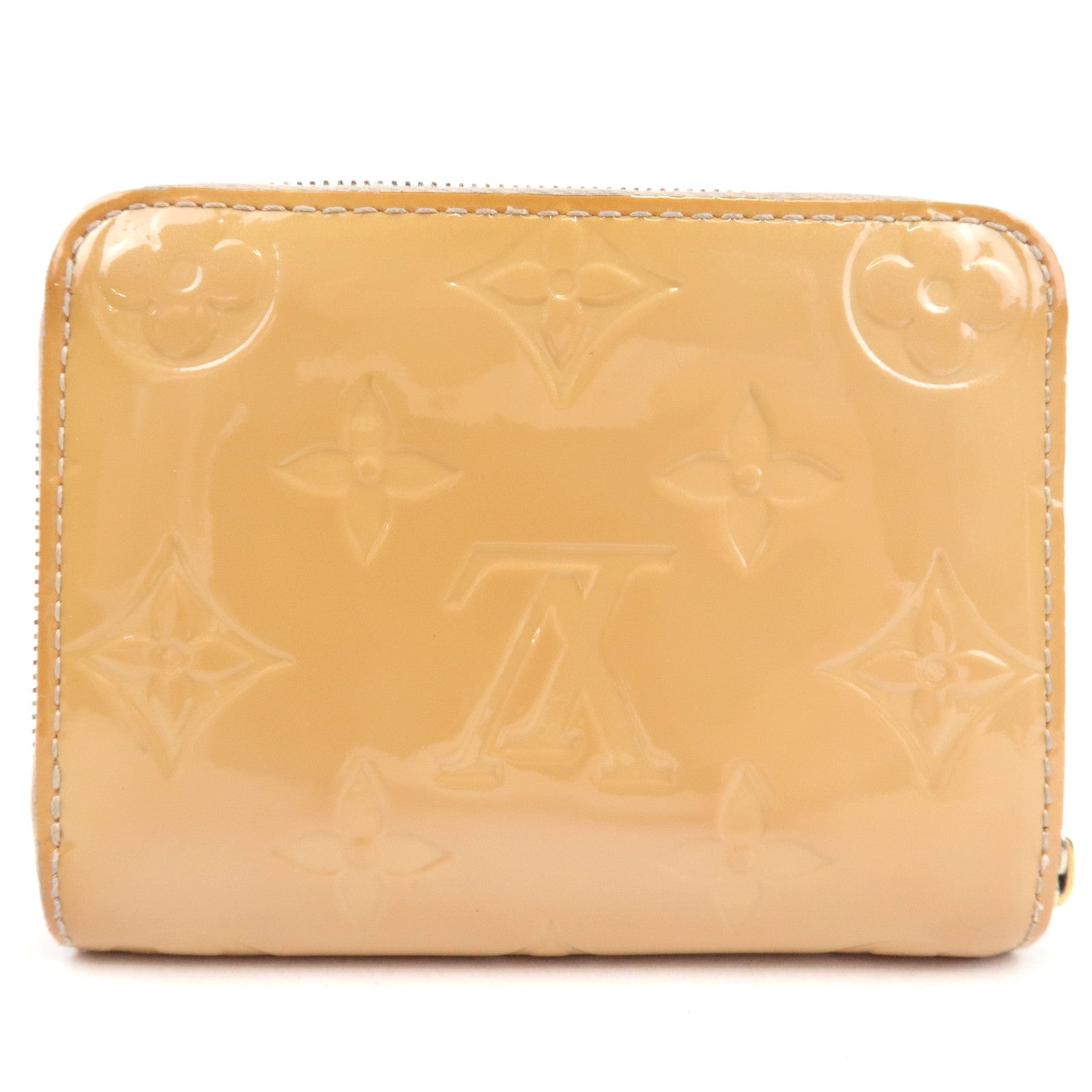 Louis Vuitton Monogram Vernis Zippy Coin Purse Wallet Dunne M90203 TS3185