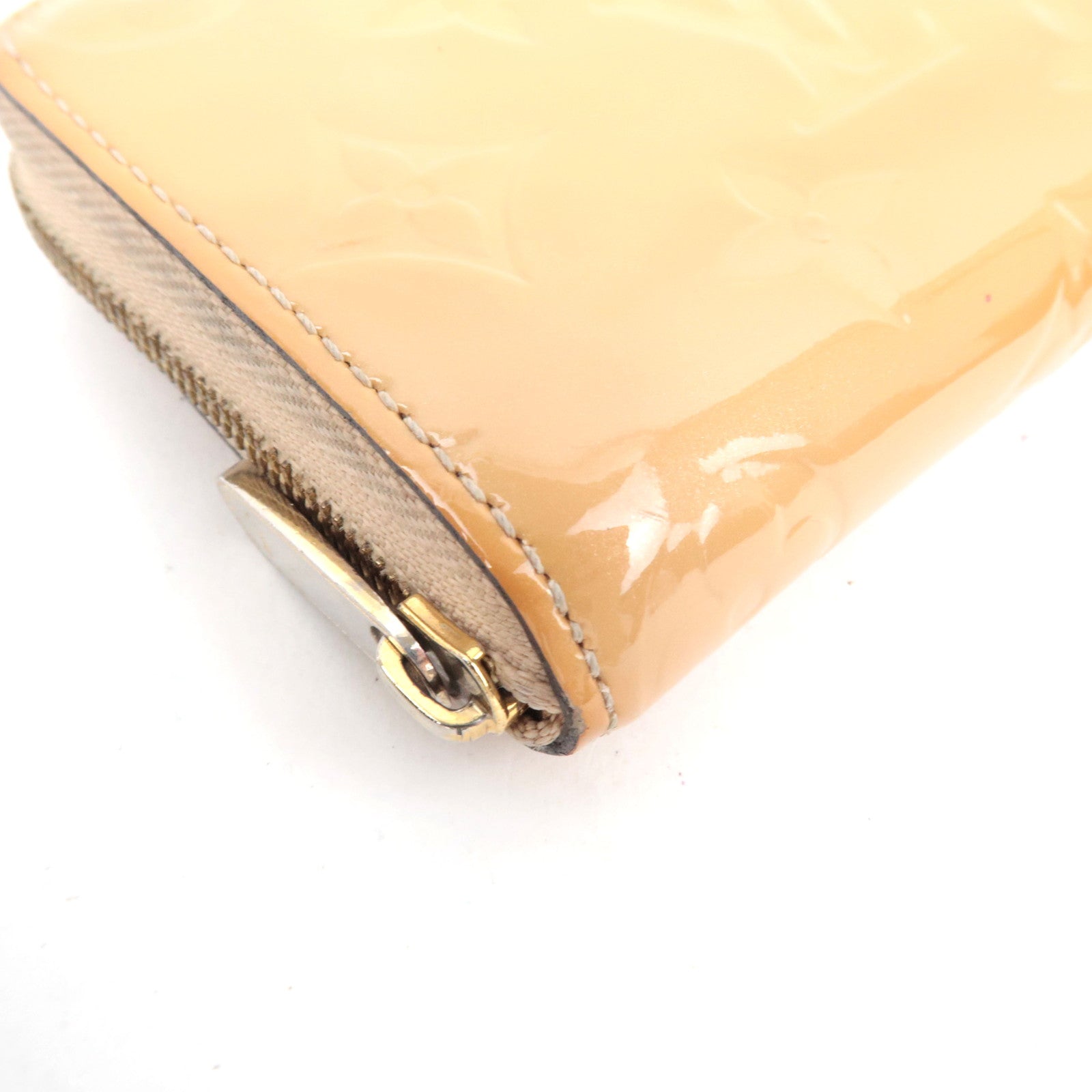 Louis Vuitton Monogram Vernis Zippy Coin Purse Wallet Dunne M90203 TS3185