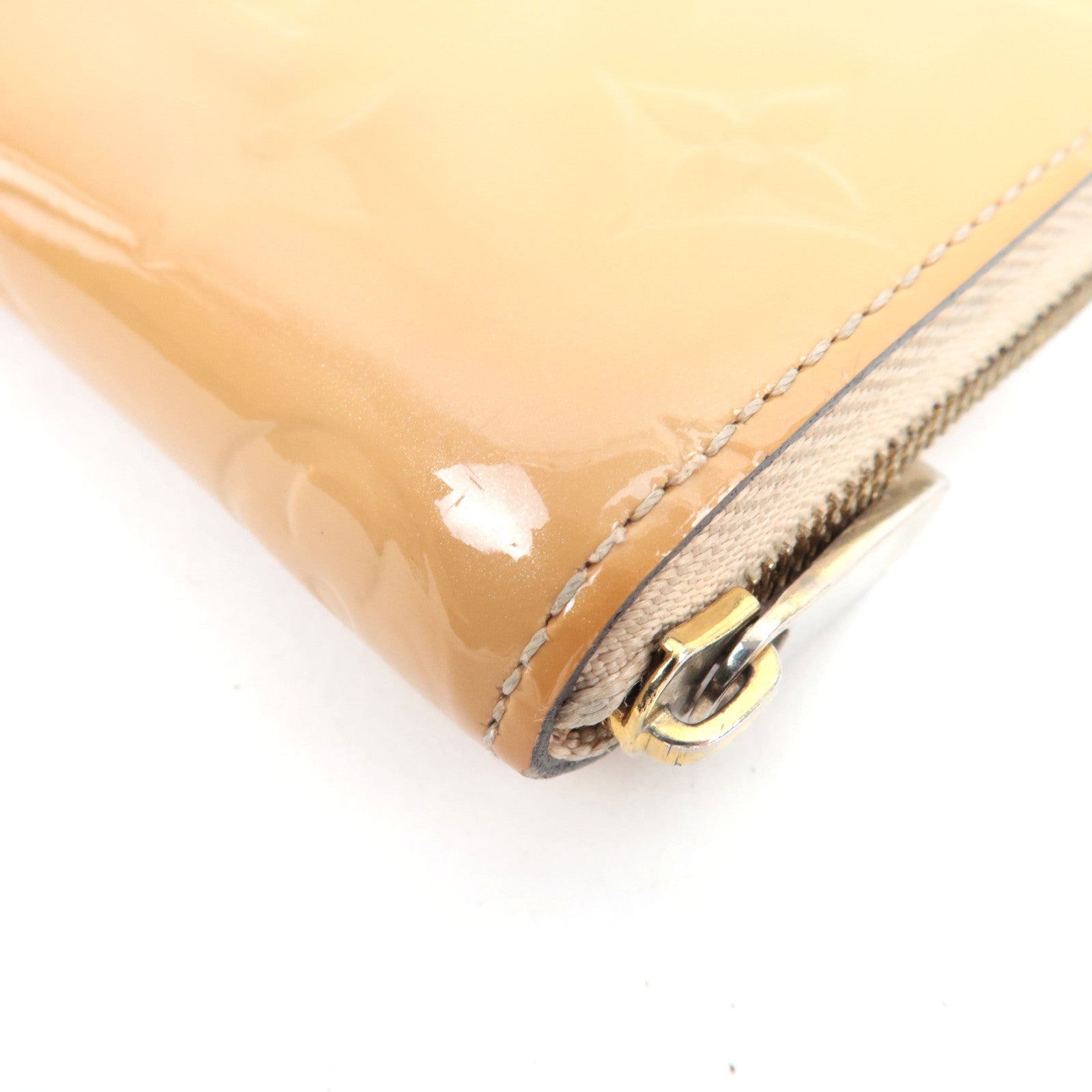 Louis Vuitton Monogram Vernis Zippy Coin Purse Wallet Dunne M90203 TS3185