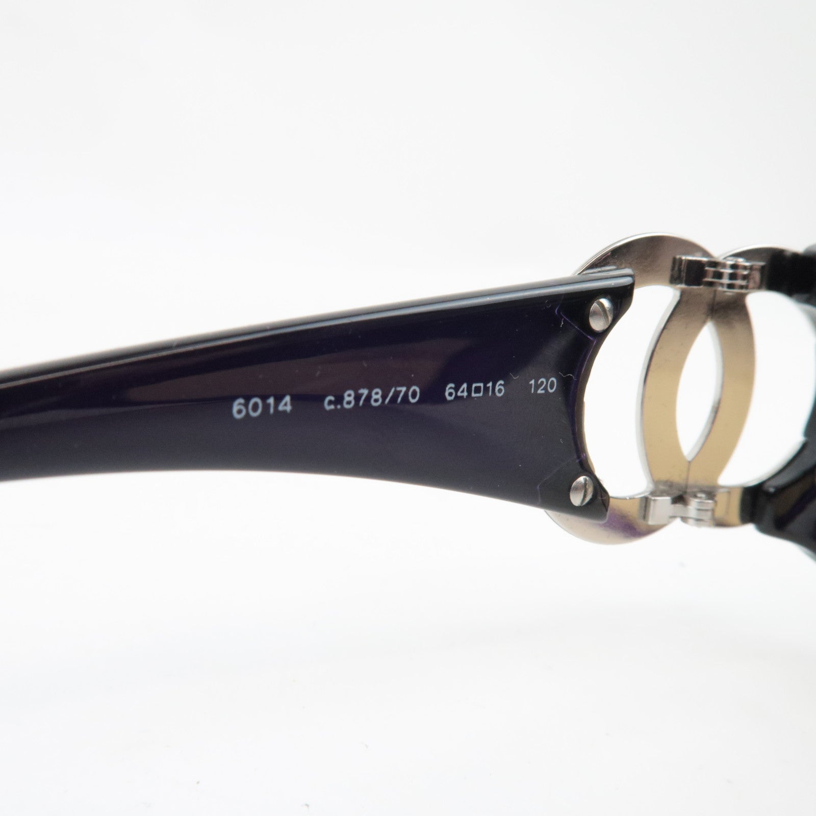 CHANEL Ccoo Mark Sunglasses 6014 C.878/70 64□16 120 Plastic Purple  *Case, Dust bag