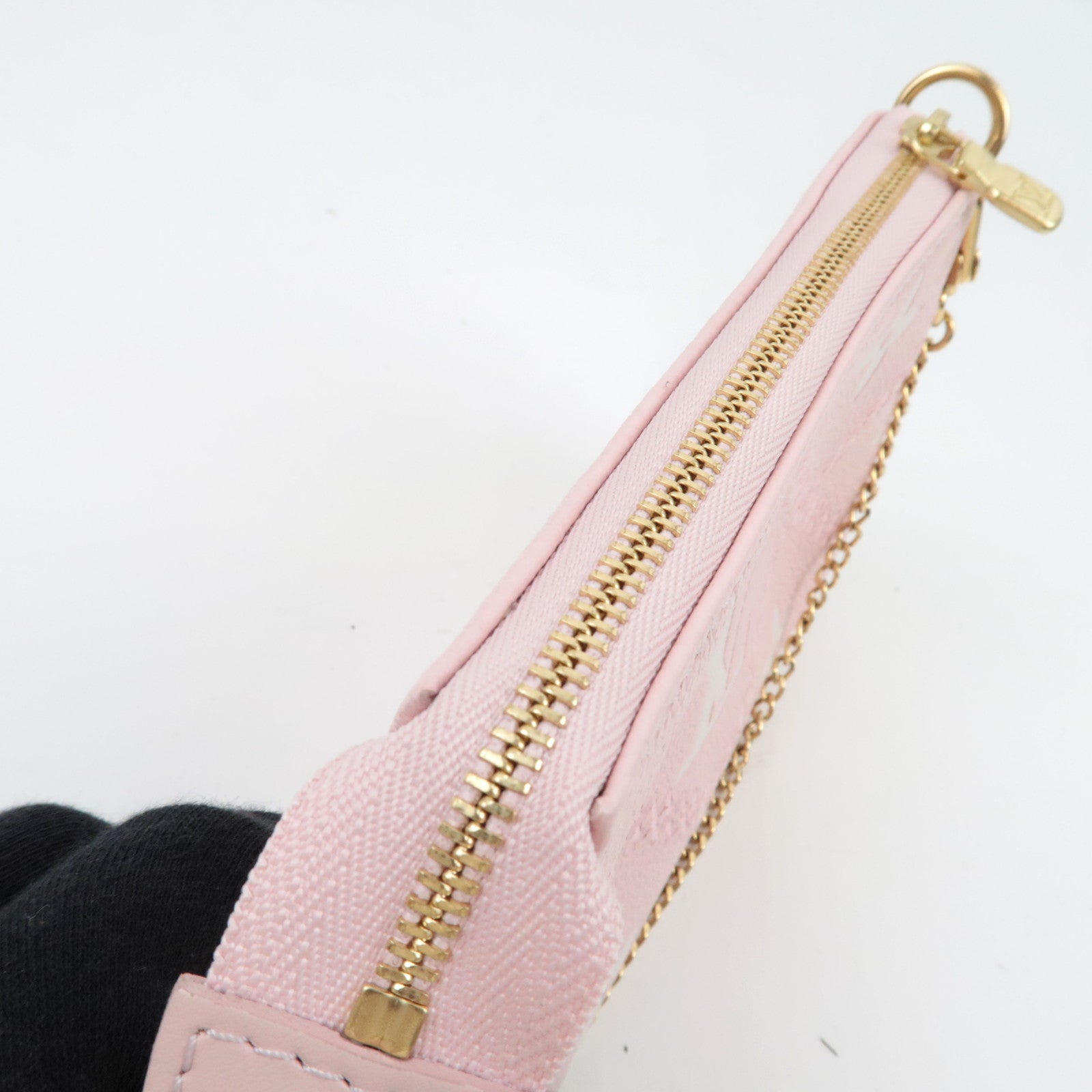 Louis Vuitton Monogram Empreinte Broderie Mini Pochette Accessoire Mini Bag Rose M81140 RFID *Box, Dust bag