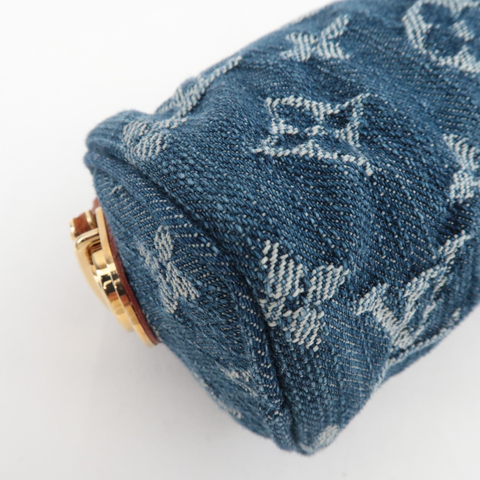 Louis Vuitton Monogram Denim Pouch for Trousse Speedy PM Mini Pouch Blue M95082 TH1026 *Box, Dust bag