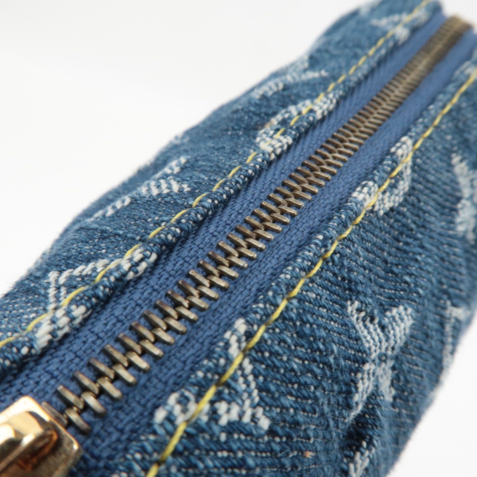 Louis Vuitton Monogram Denim Pouch for Trousse Speedy PM Mini Pouch Blue M95082 TH1026 *Box, Dust bag