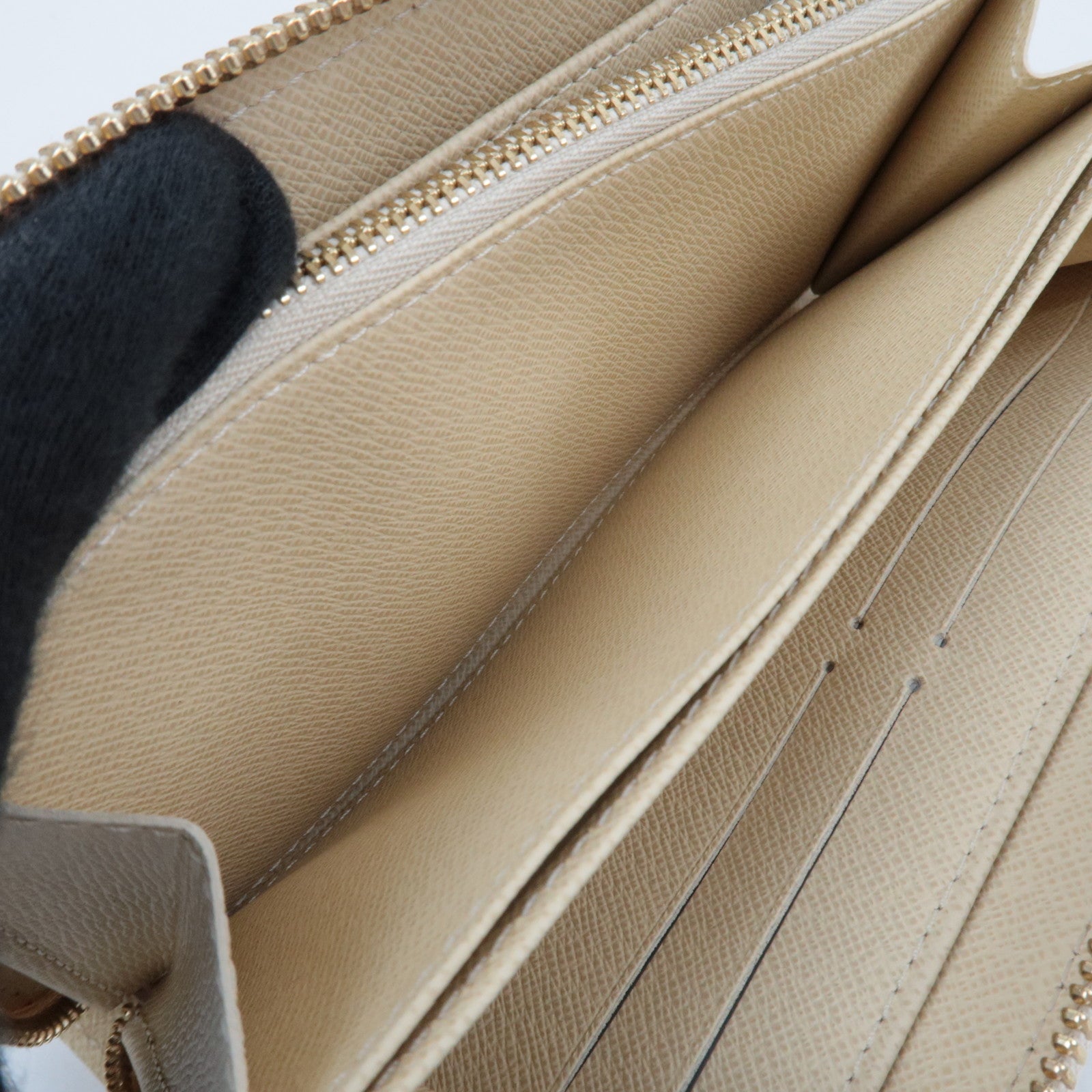 Louis Vuitton Damier Azur Zippy Wallet Long Wallet N60019 CA1029 *Box, Dust bag