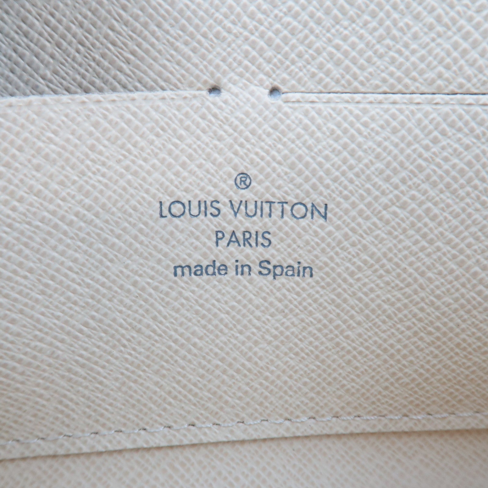 Louis Vuitton Damier Azur Zippy Wallet Long Wallet N60019 CA1029 *Box, Dust bag