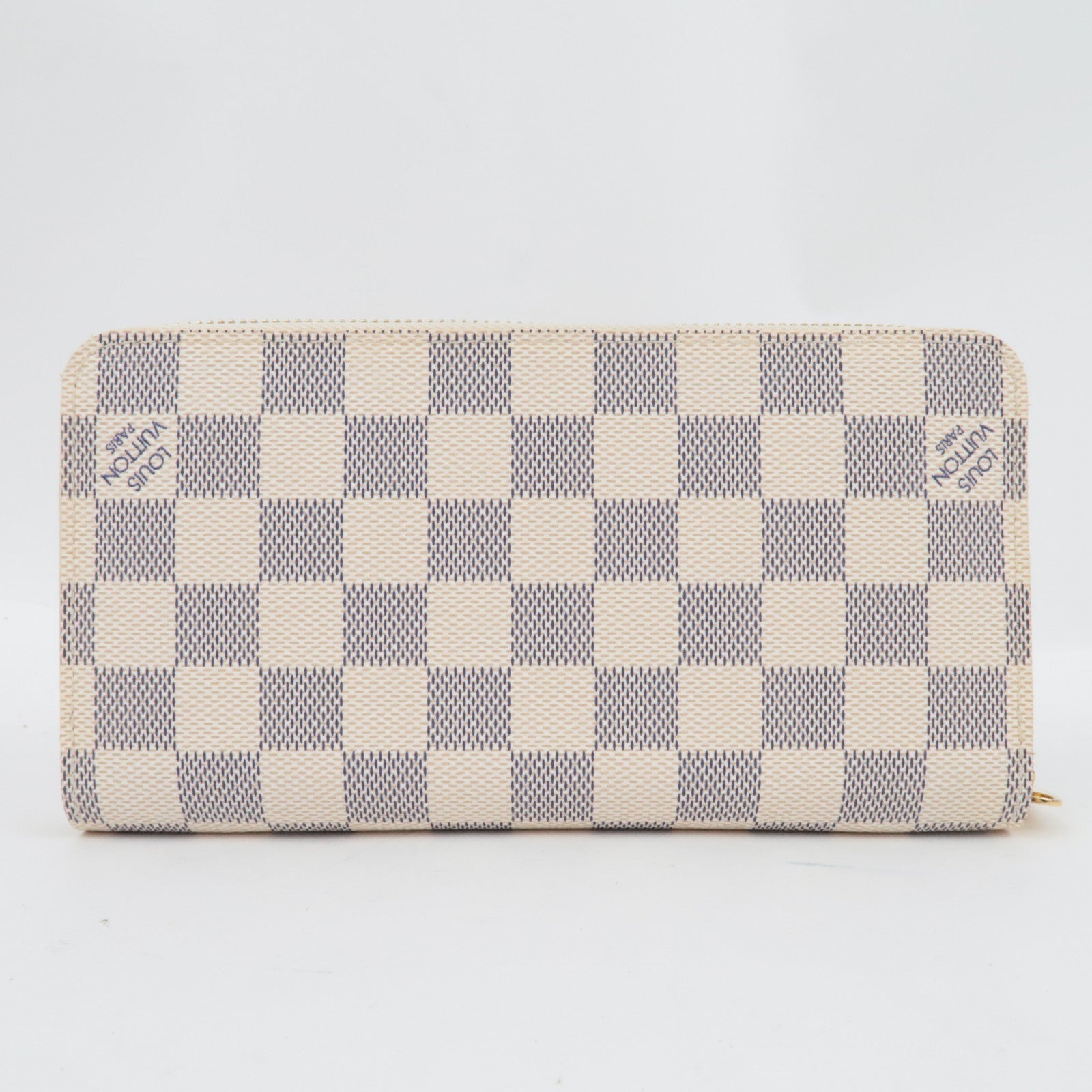 Louis Vuitton Damier Azur Zippy Wallet Long Wallet N60019 CA1029 *Box, Dust bag