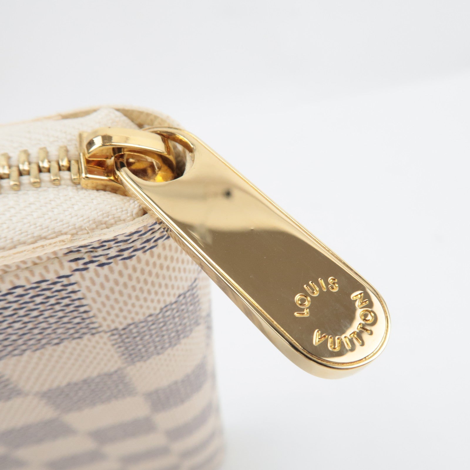 Louis Vuitton Damier Azur Zippy Wallet Long Wallet N60019 CA1029 *Box, Dust bag