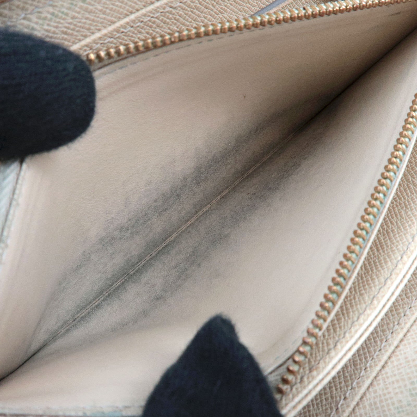 Louis Vuitton Damier Azur Zippy Wallet Long Wallet N60019 CA1114