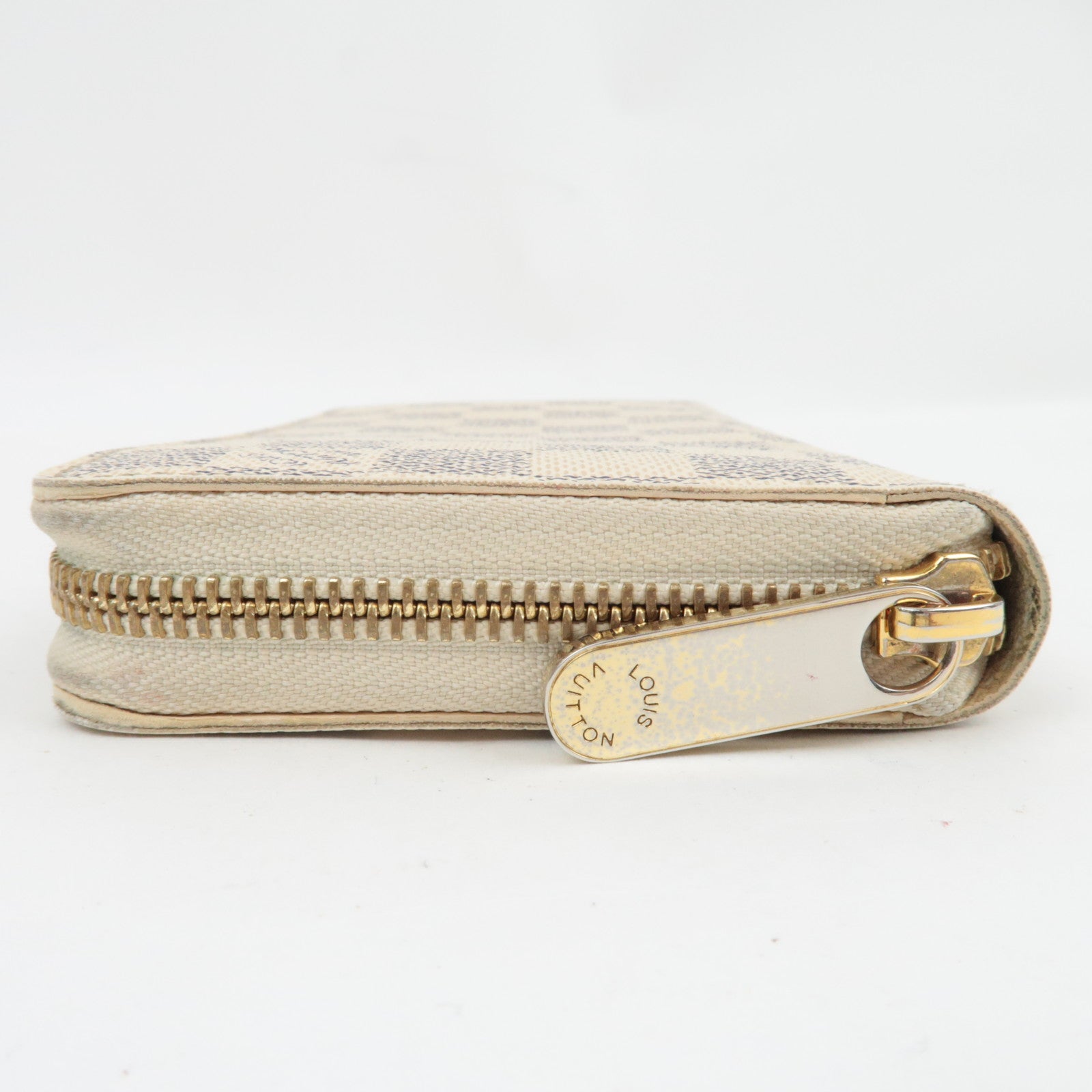 Louis Vuitton Damier Azur Zippy Wallet Long Wallet N60019 CA1114