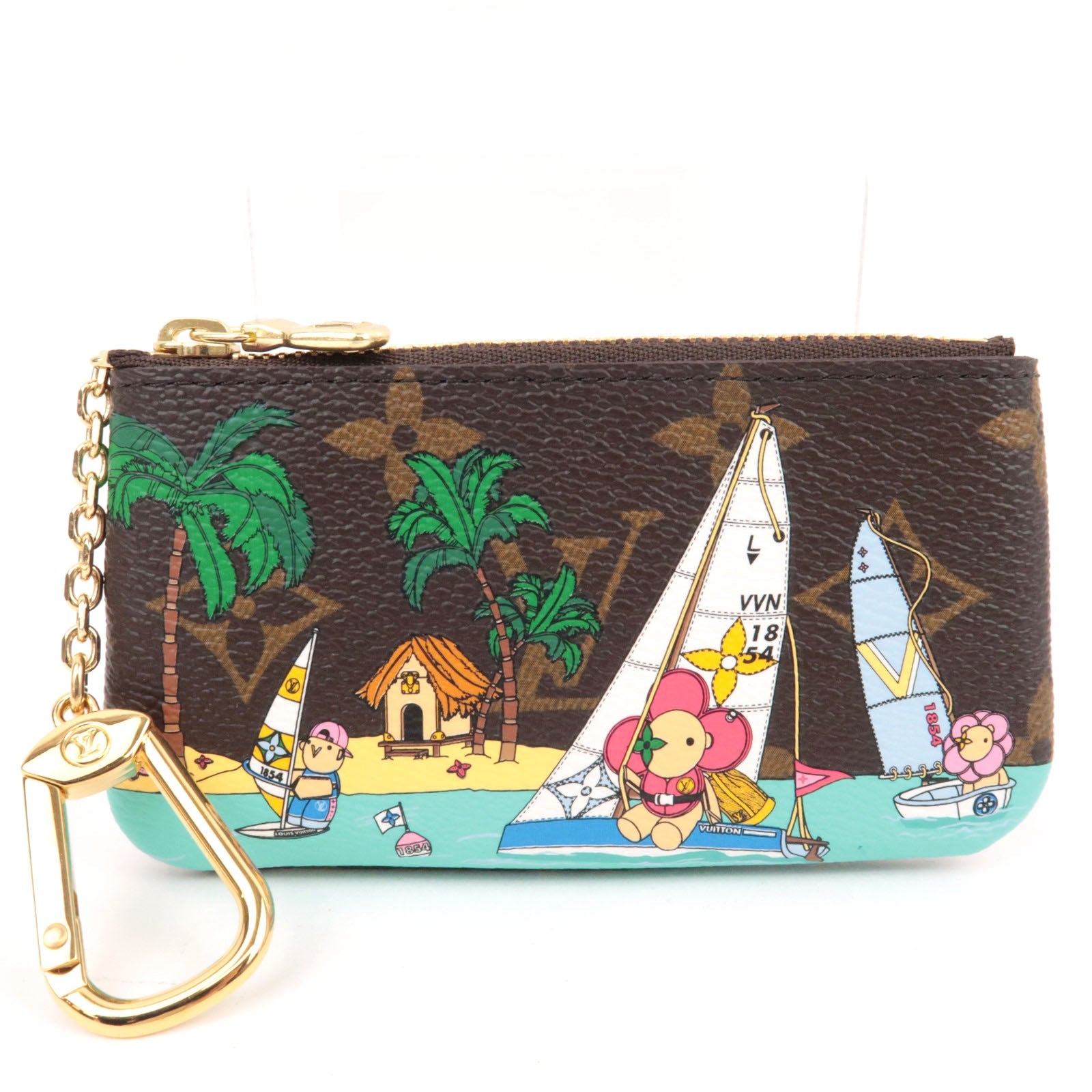 Louis Vuitton Monogram Vivienne Holiday Pochette Cles Coin Case M82615 CT3213 *Box, Dust bag75979