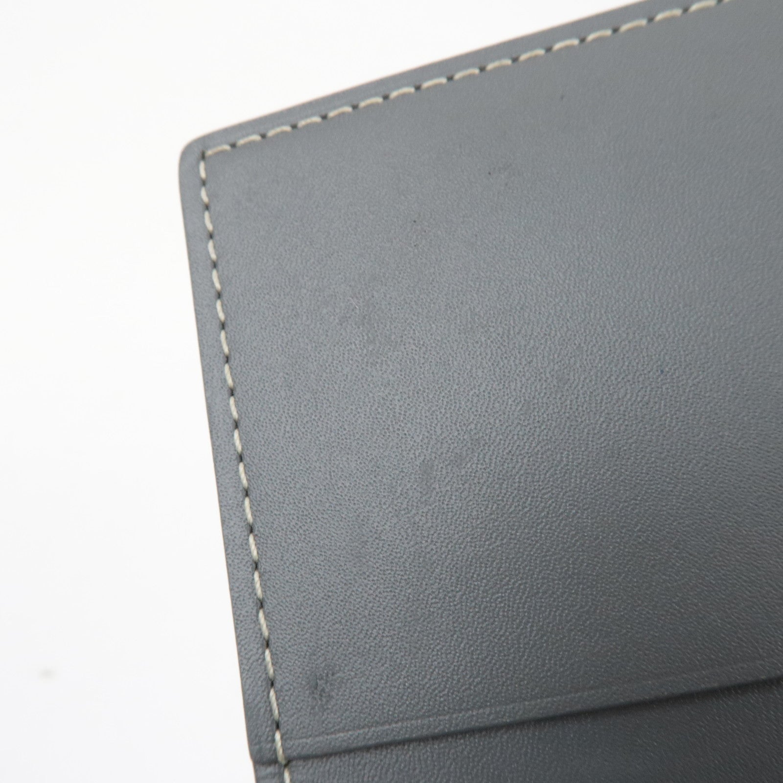 GOYARD Herringbone Saint Pierre Card Case Business Card Holder PVC Gray