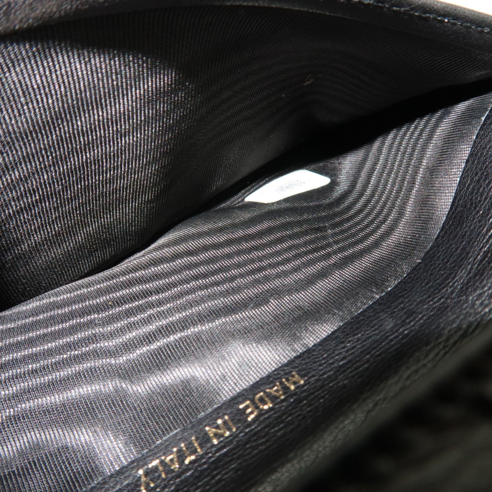 CHANEL Coco Mark Bi-Fold Long Wallet Caviar Skin Black 3338507