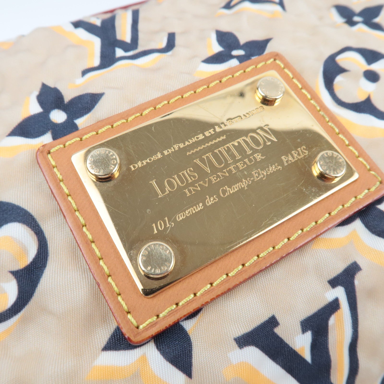 Louis Vuitton Cruise Line 2010 Bulle PM One Shoulder Bag Beige M40239 FO4009