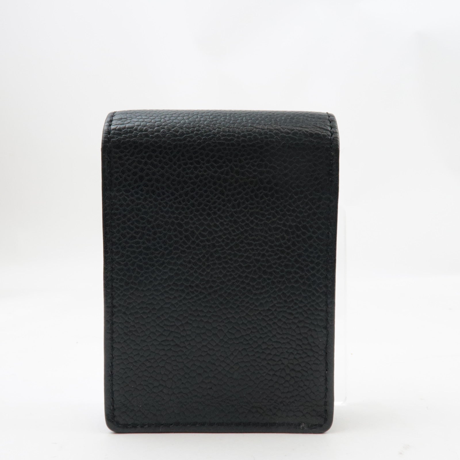 CHANEL Cocomark Cigarette Case Small Pouch Caviar Skin Black