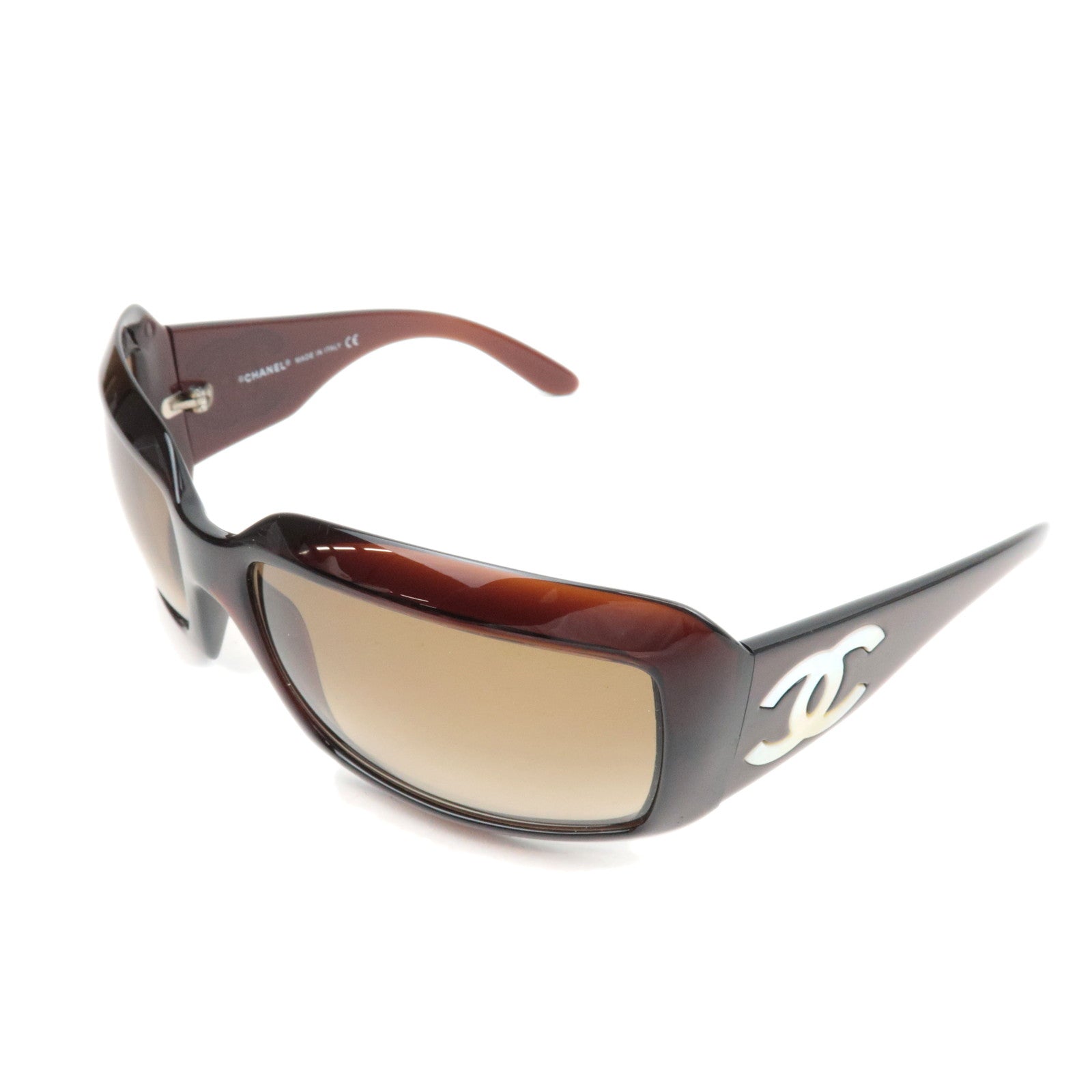 CHANEL Sunglasses C.538/13 61□16 120 Brown 5076-H *Box, Case, Dust bag76015