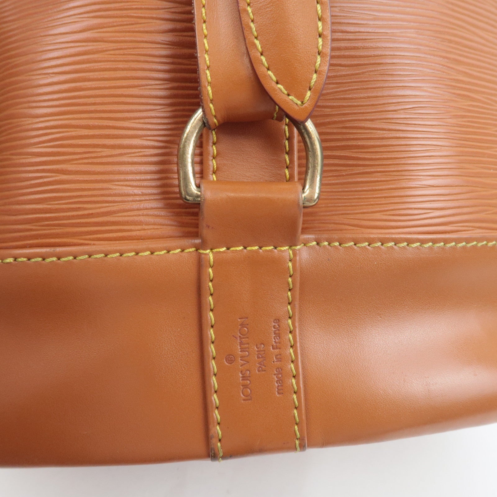 Louis Vuitton Epi Randonnee PM Zipang Gold M52358 AR0945