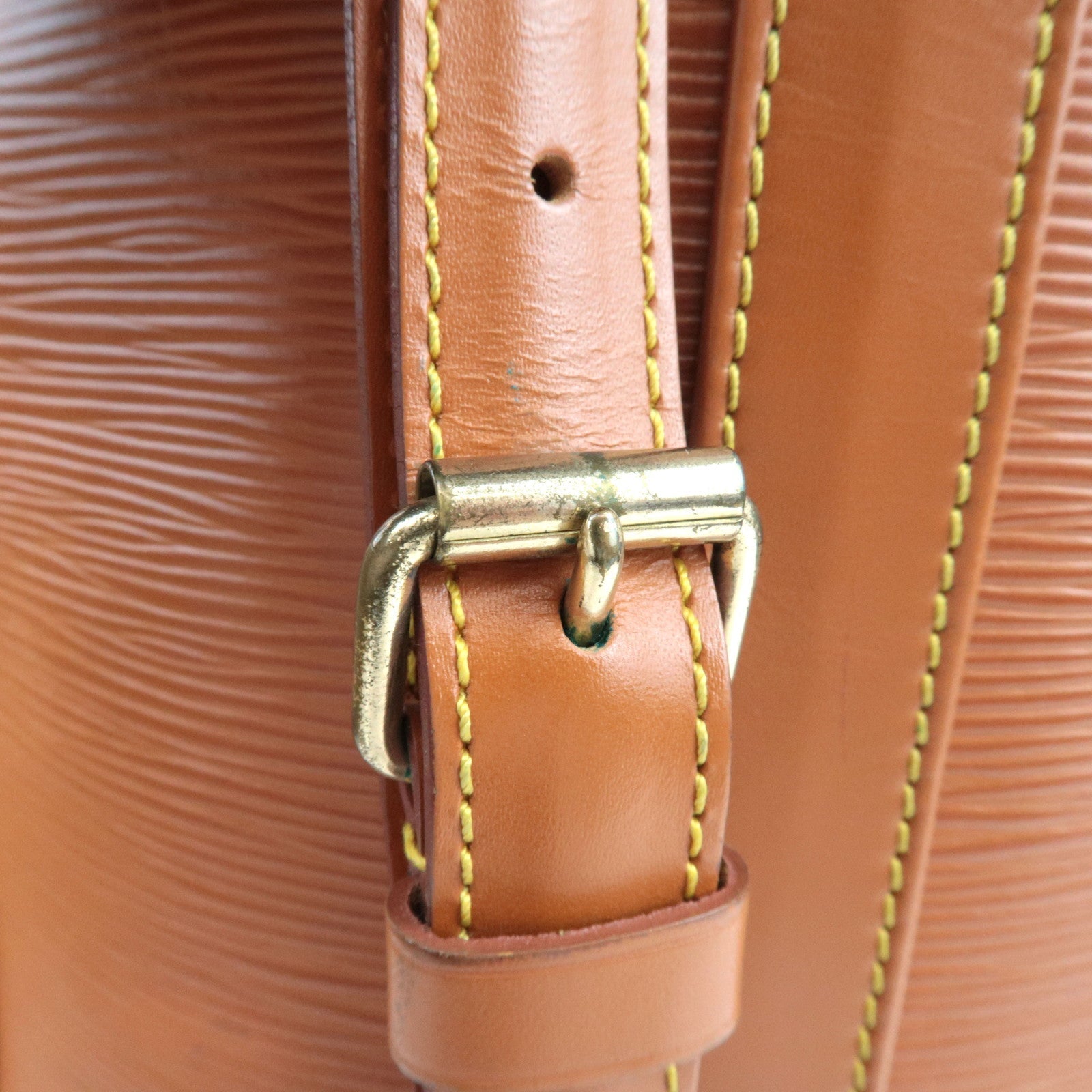 Louis Vuitton Epi Randonnee PM Zipang Gold M52358 AR0945