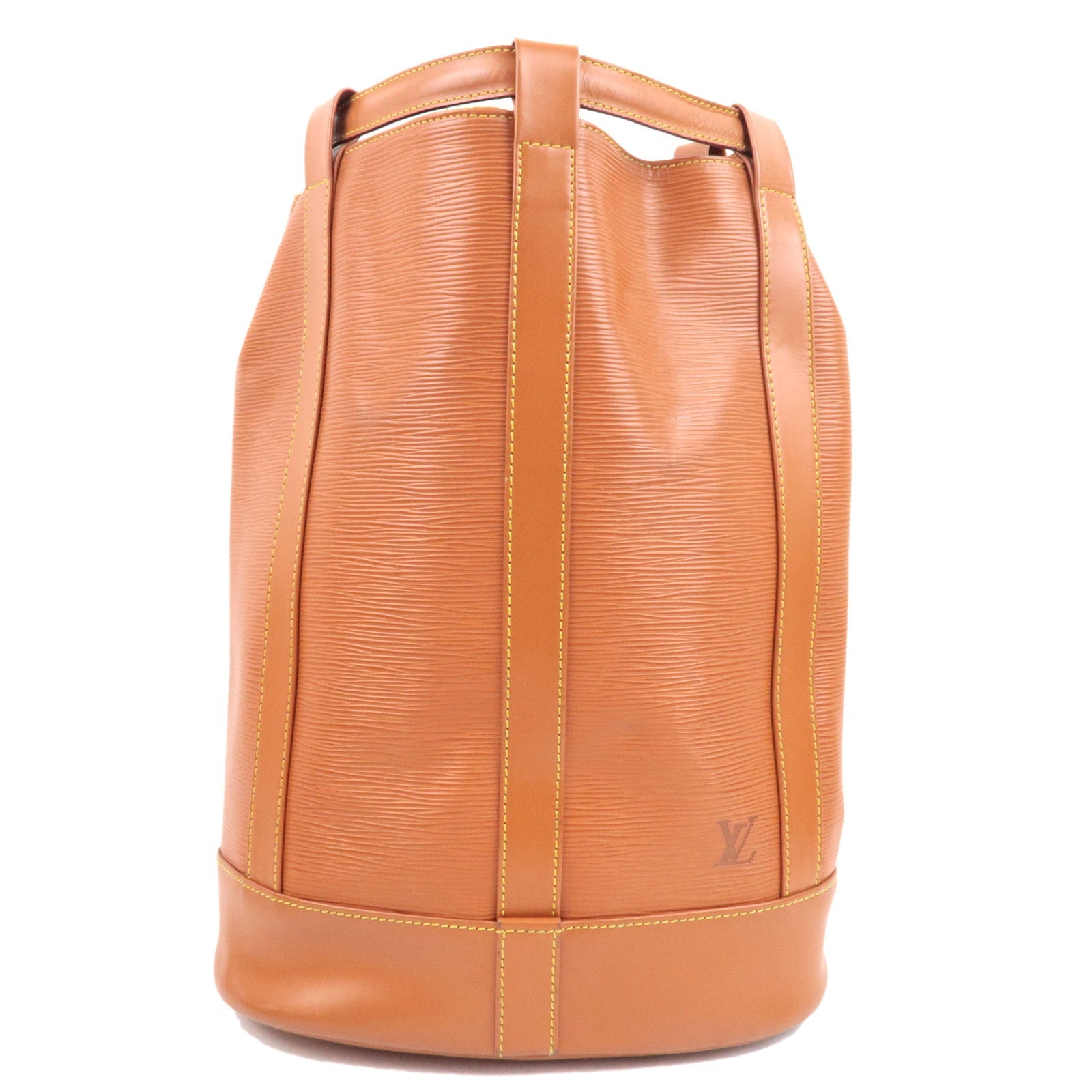 Louis Vuitton Epi Randonnee PM Zipang Gold M52358 AR0945 76058