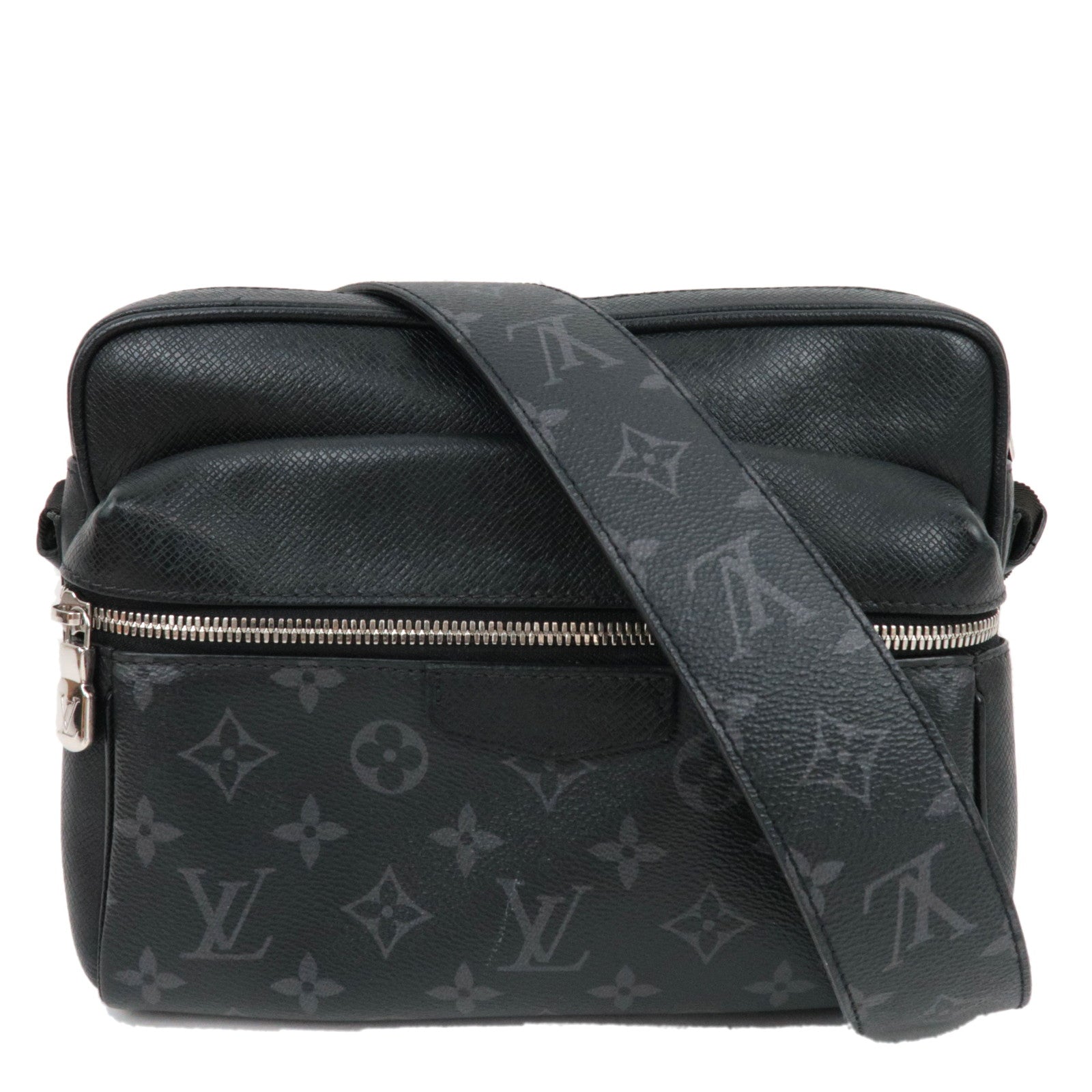 Louis Vuitton Monogram Eclipse Outdoor Messenger PM Shoulder Bag M30233 RFID *Box, Dust bag76095