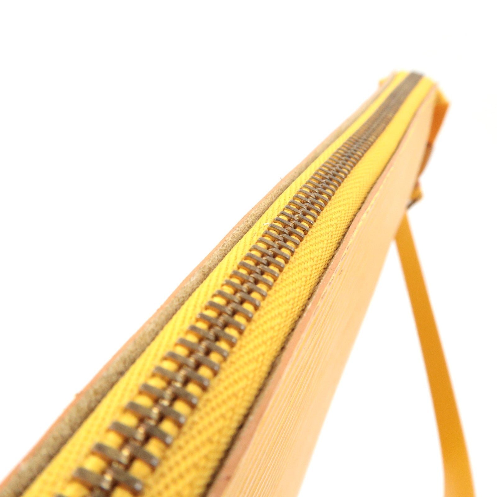 Louis Vuitton Epi Pochette Accessoires Hand bag Tassili Yellow M52959 AR0997