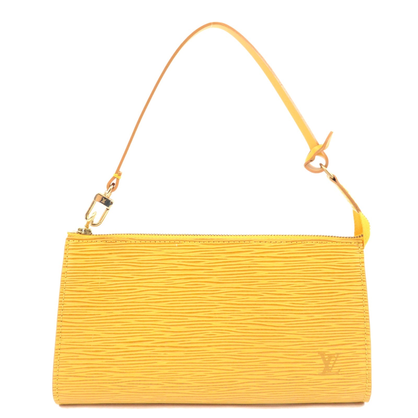 Louis Vuitton Epi Epi Pochette Accessoires Hand bag Tassili Yellow M52959 AR099776179