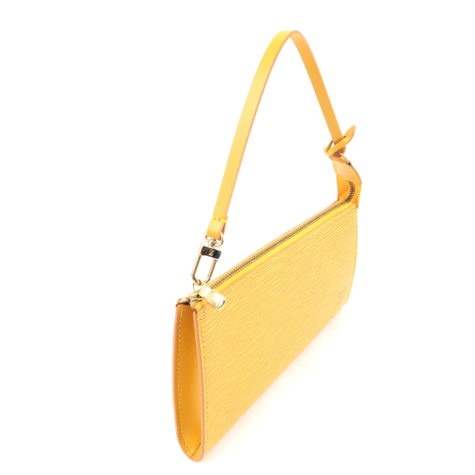 Louis Vuitton Epi Pochette Accessoires Hand bag Tassili Yellow M52959 AR0997