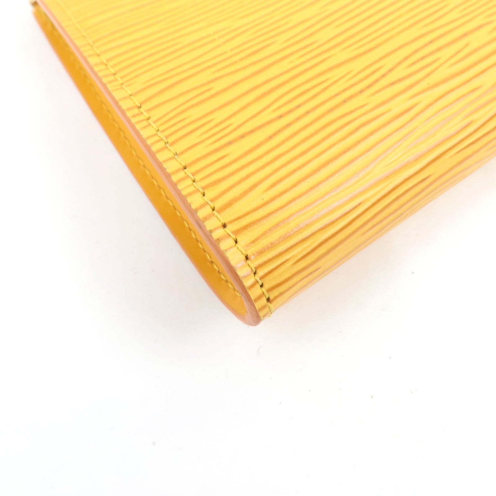 Louis Vuitton Epi Pochette Accessoires Hand bag Tassili Yellow M52959 AR0997