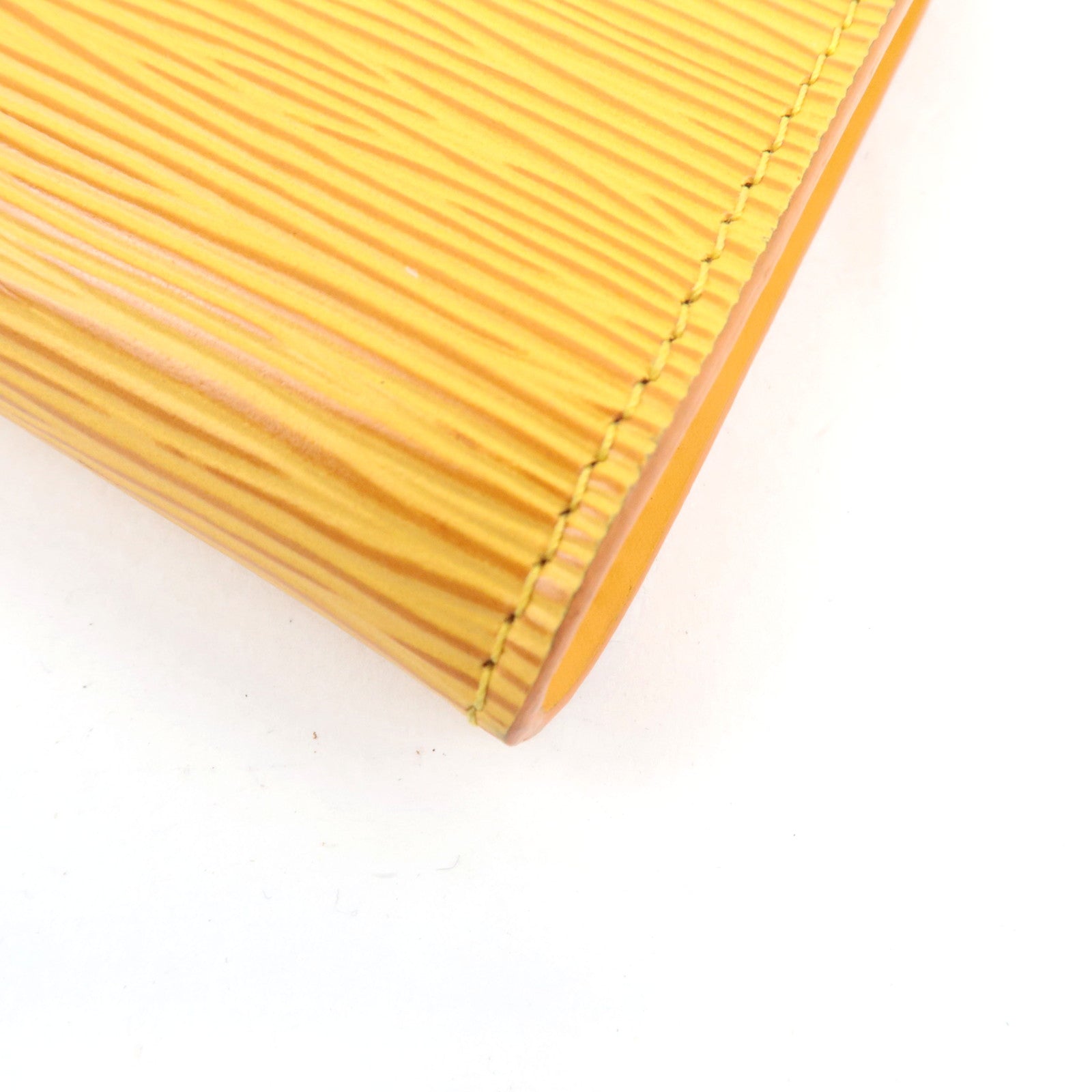 Louis Vuitton Epi Pochette Accessoires Hand bag Tassili Yellow M52959 AR0997