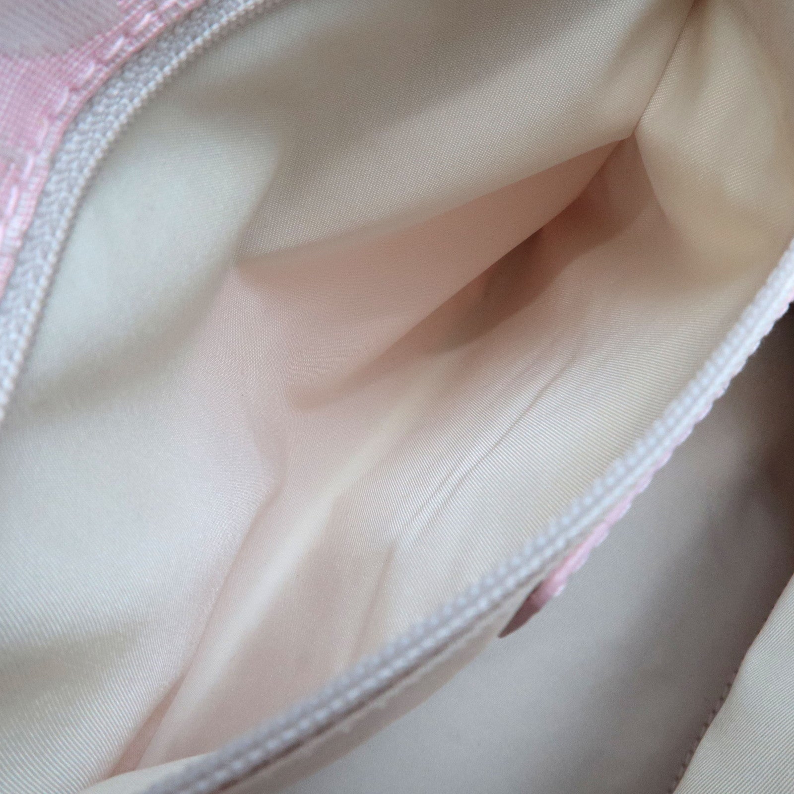 CHANEL New Travel Line Tote Bag Nylon Jacquard Leather Pink A20518 8051845 *Dust Bag