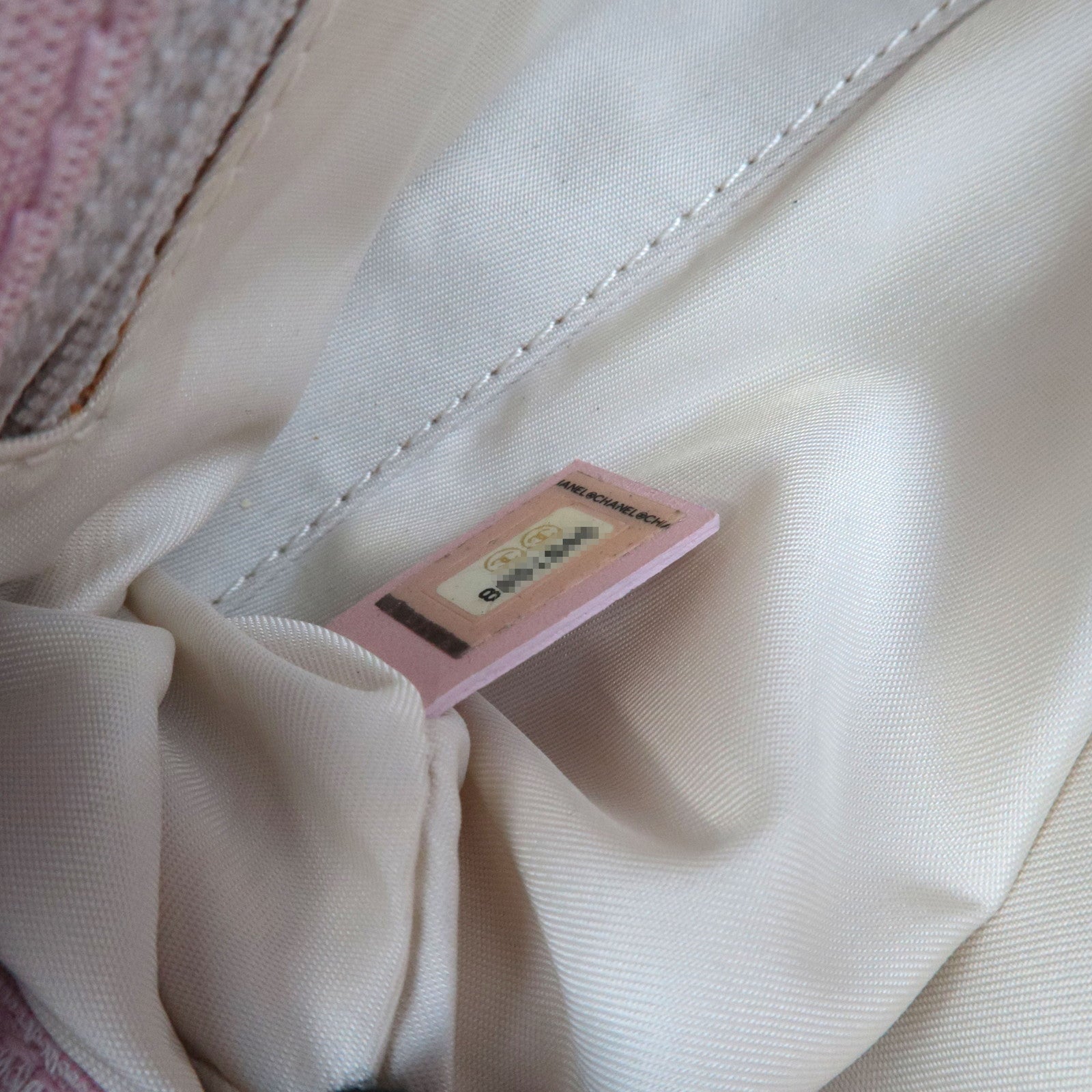 CHANEL New Travel Line Tote Bag Nylon Jacquard Leather Pink A20518 8051845 *Dust Bag