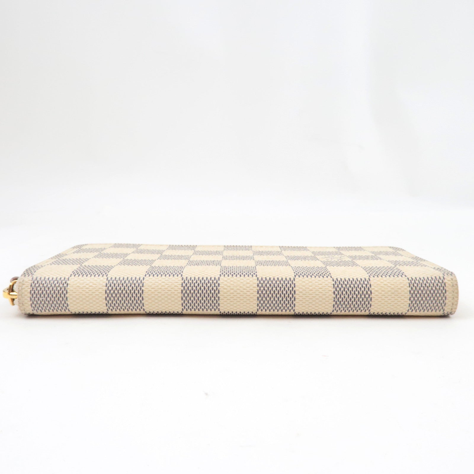 Louis Vuitton Damier Azur Portefeuille Clemence Long Wallet Rose Ballerine N61264 GI1138 *Box, Dust bag