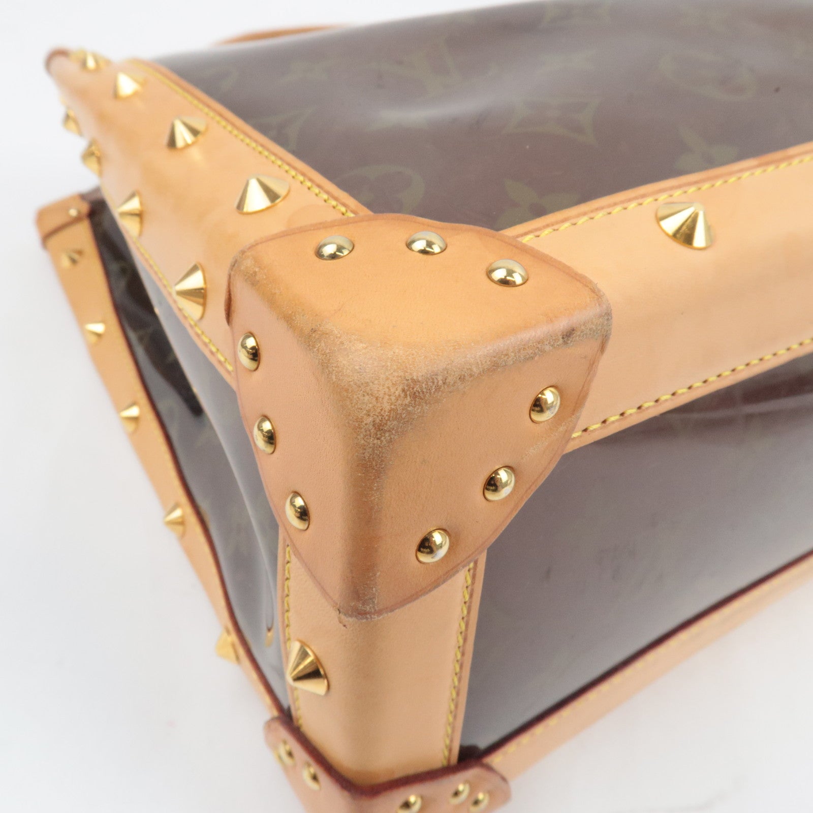 Louis Vuitton Monogram Vinyl Neo Cabas Ambre MM Tote Bag Vinyl Brown M92504 CE0064 *Keys, Crochette