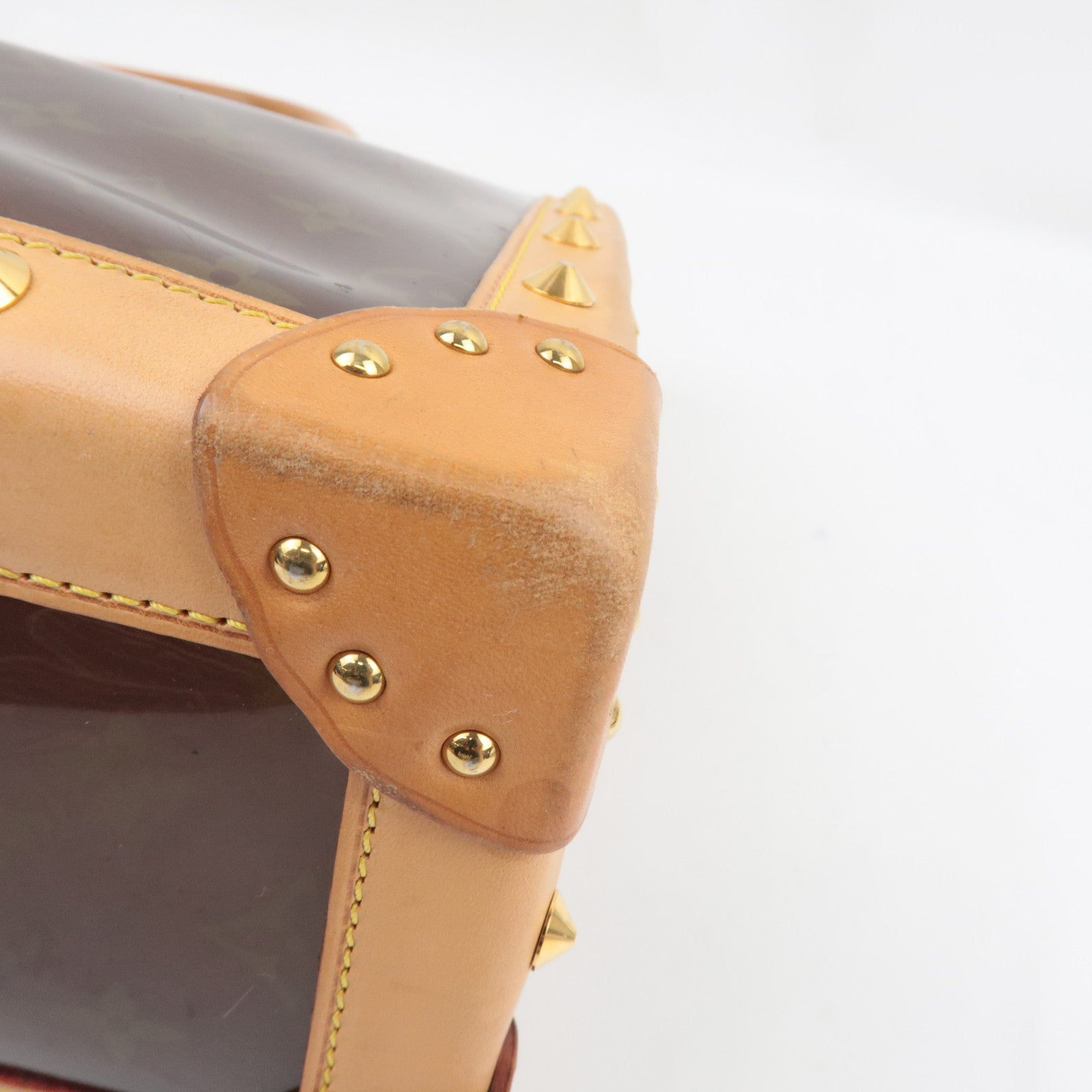 Louis Vuitton Monogram Vinyl Neo Cabas Ambre MM Tote Bag Vinyl Brown M92504 CE0064 *Keys, Crochette