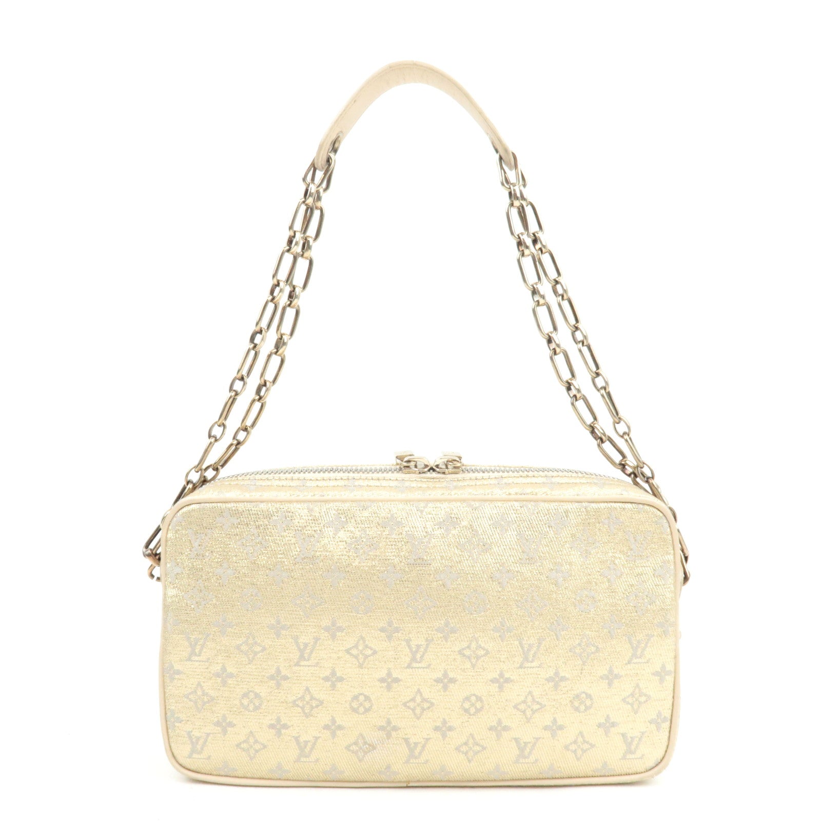 Louis Vuitton Monogram Shine McKenna Shoulder Bag Gold M92362 TH1002