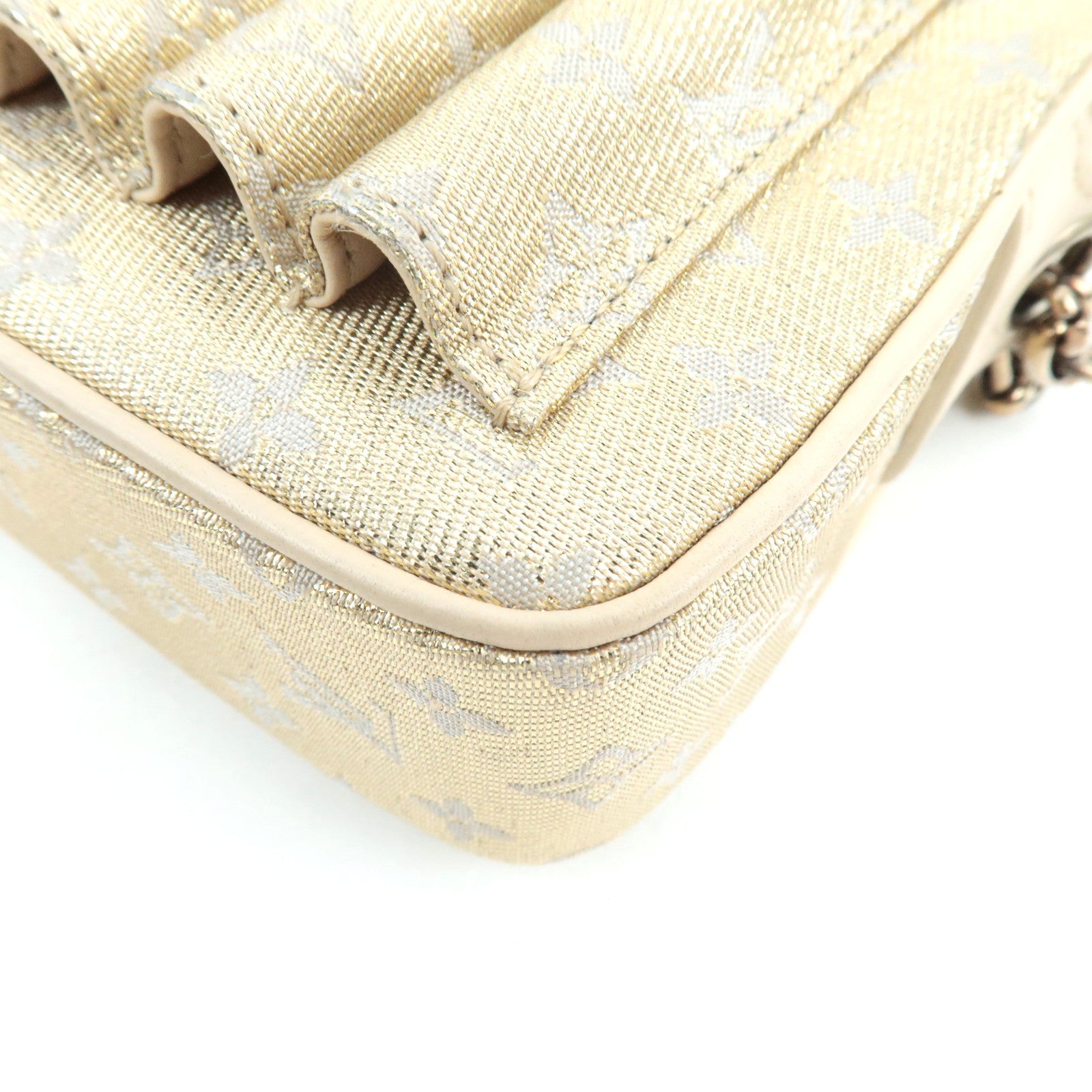 Louis Vuitton Monogram Shine McKenna Shoulder Bag Gold M92362 TH1002