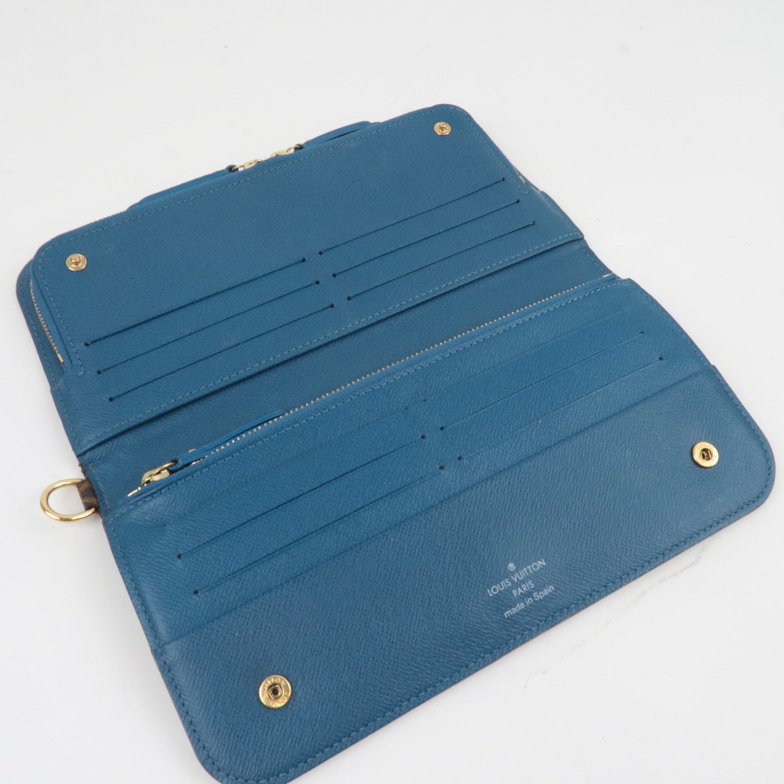 Louis Vuitton Monogram Portefeuille Insolite Wallet Petrol M61990 CA3069