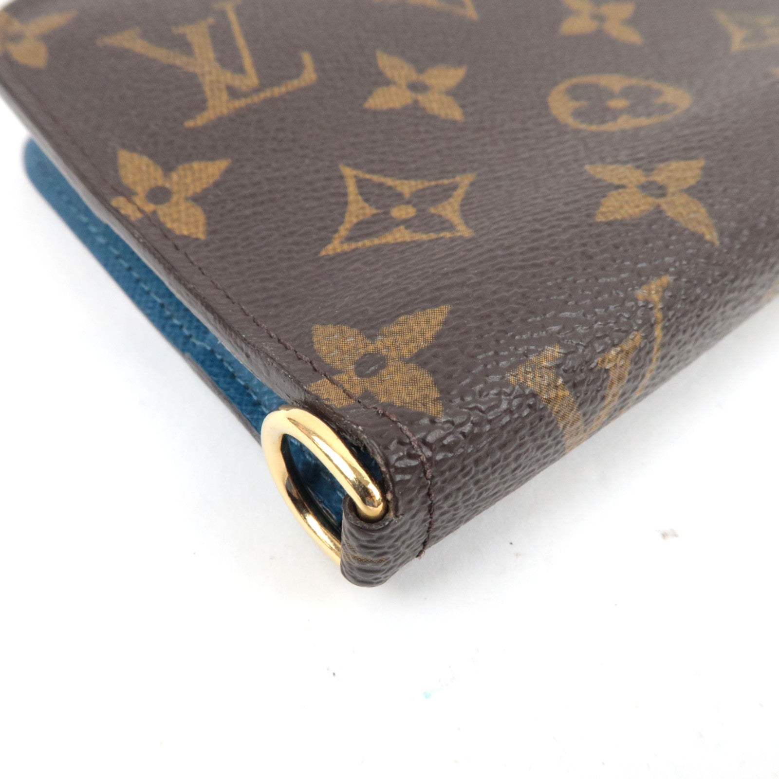 Louis Vuitton Monogram Portefeuille Insolite Wallet Petrol M61990 CA3069