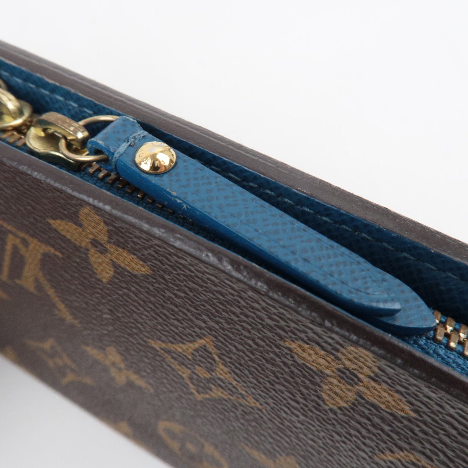 Louis Vuitton Monogram Portefeuille Insolite Wallet Petrol M61990 CA3069