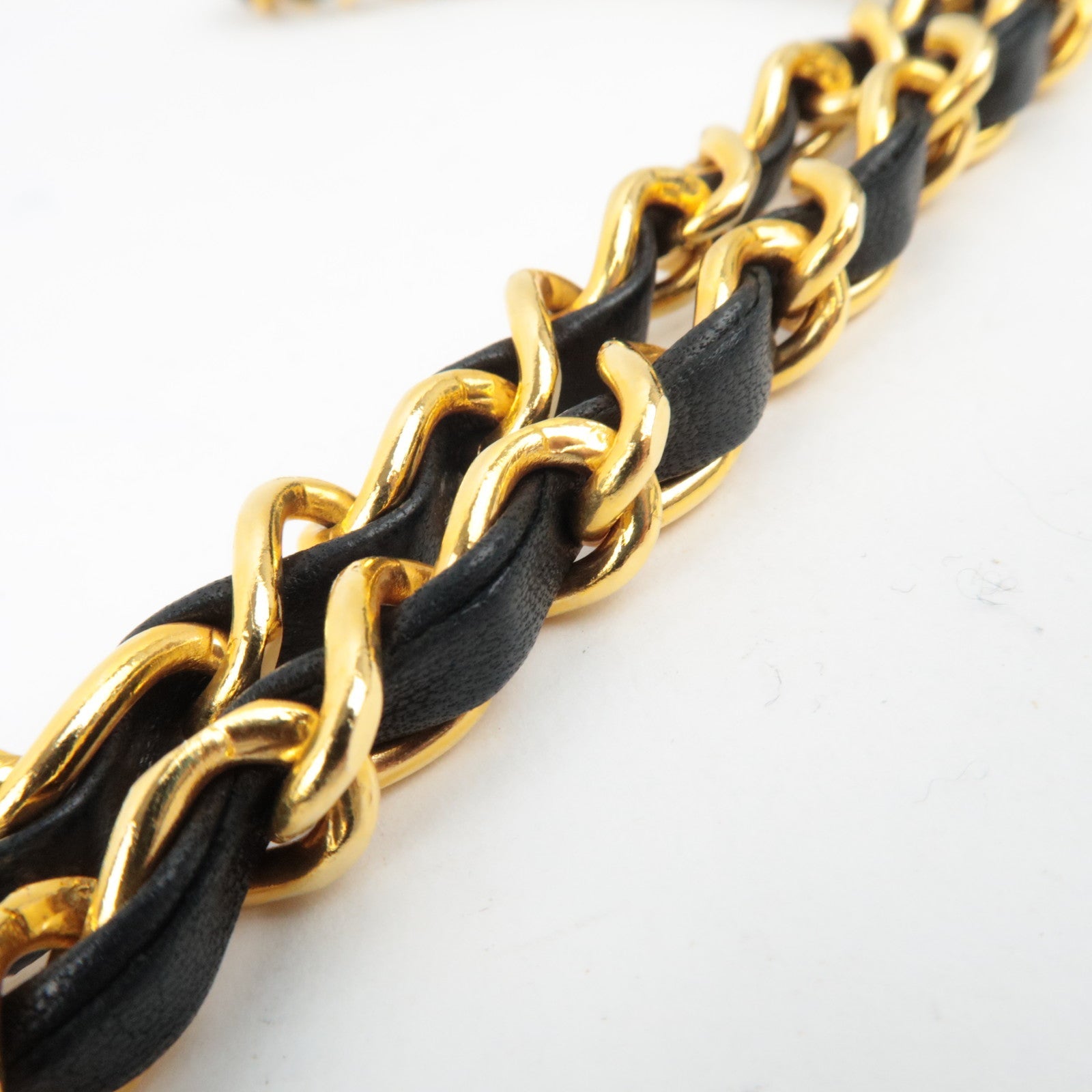 CHANEL Matelasse Chain Shoulder Bag Lambskin Black 1796686