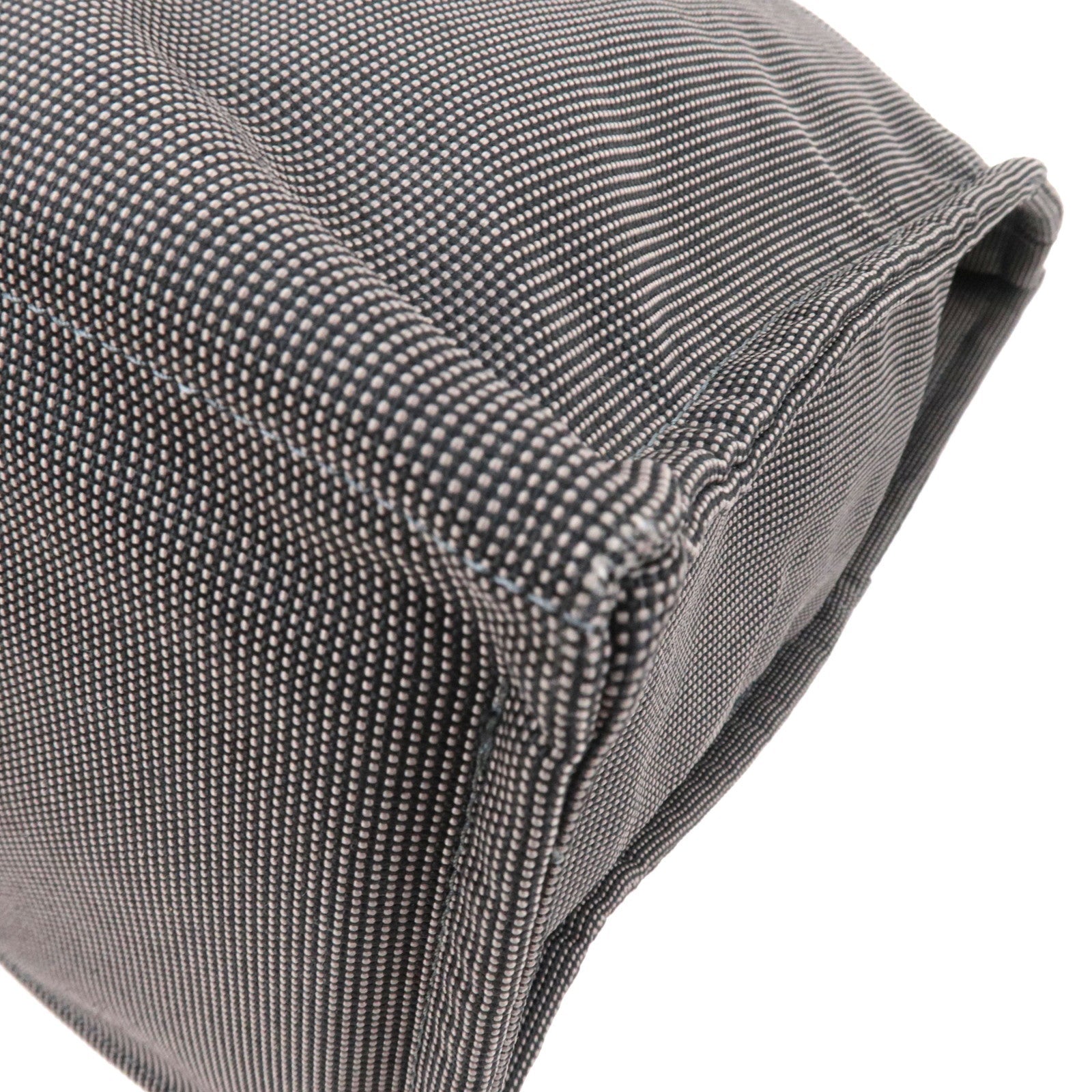 HERMES Her Line GM Tote Bag Canvas Gray