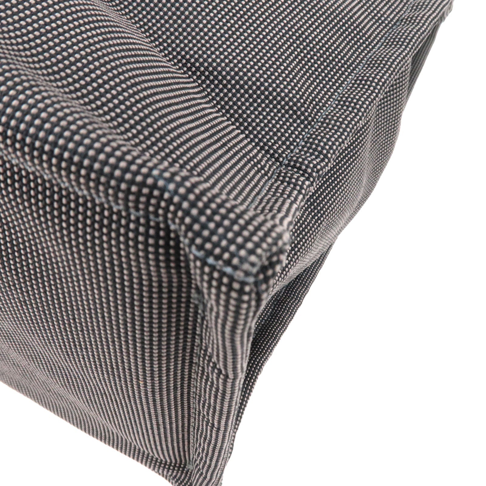 HERMES Her Line GM Tote Bag Canvas Gray