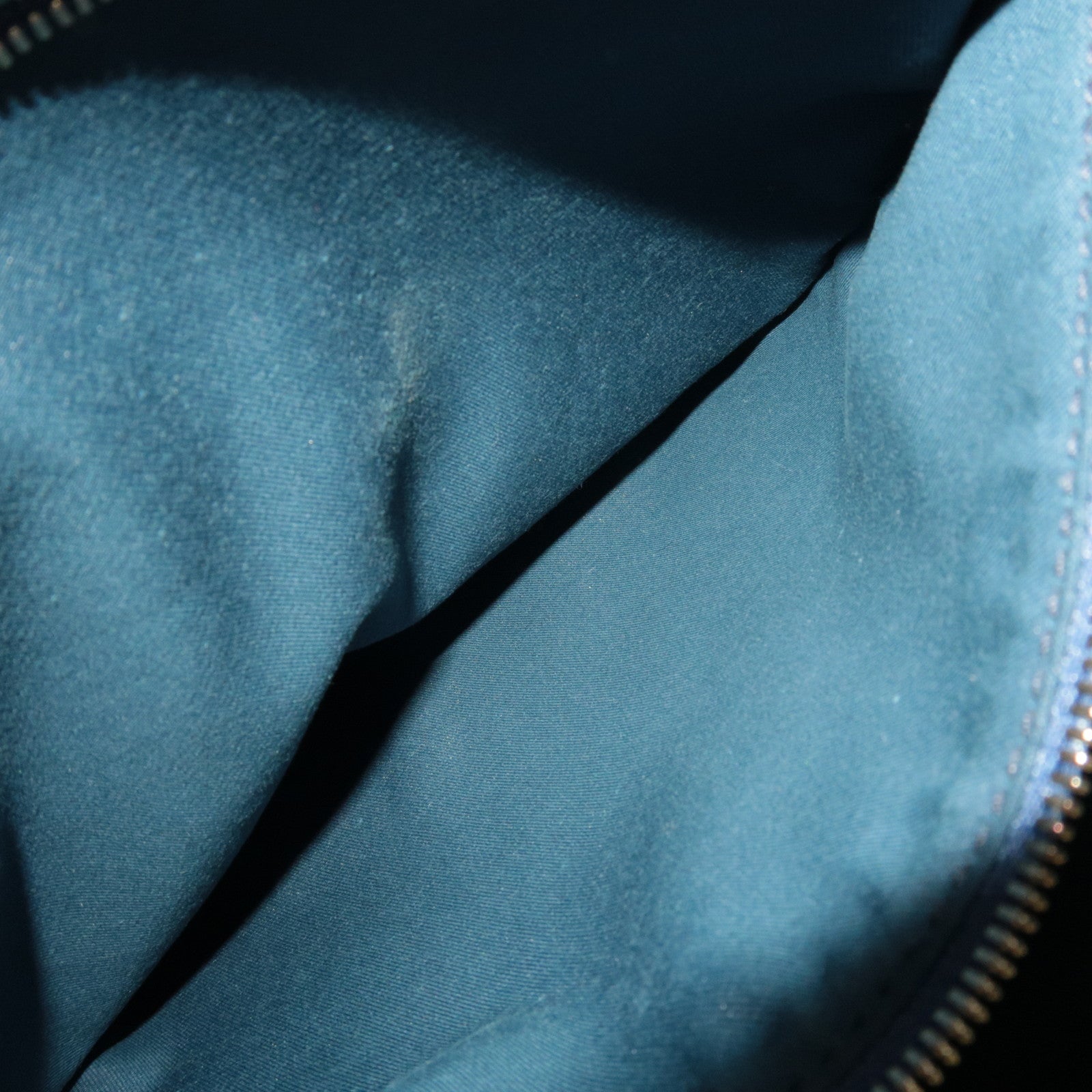 GUCCI Horsebit One-Shoulder Bag Canvas Leather Beige Blue 145767