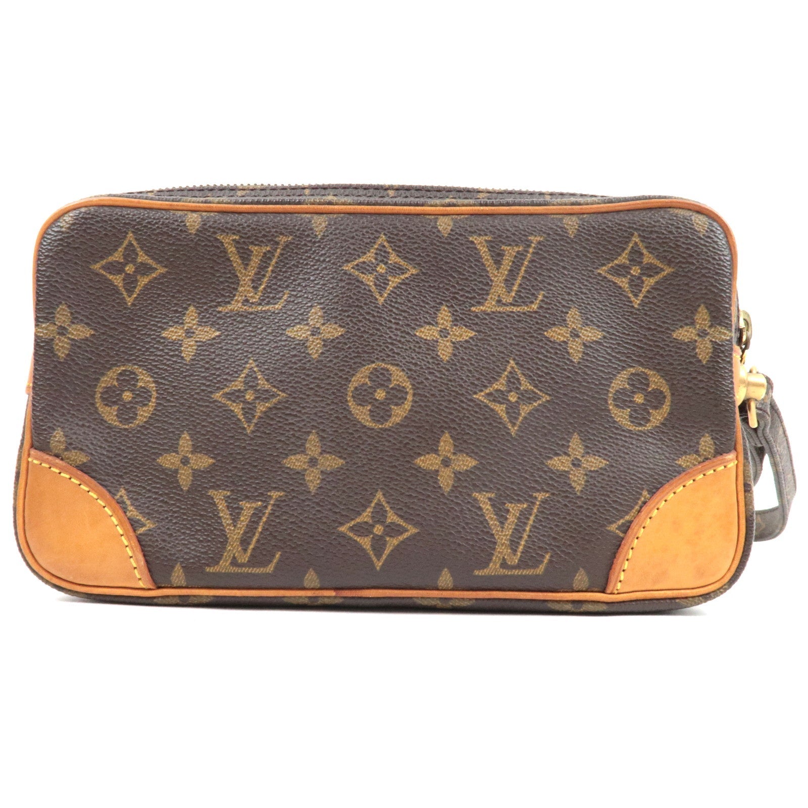 Louis Vuitton Monogram Marly Dragonne PM Clutch Bag M51827 TH0993