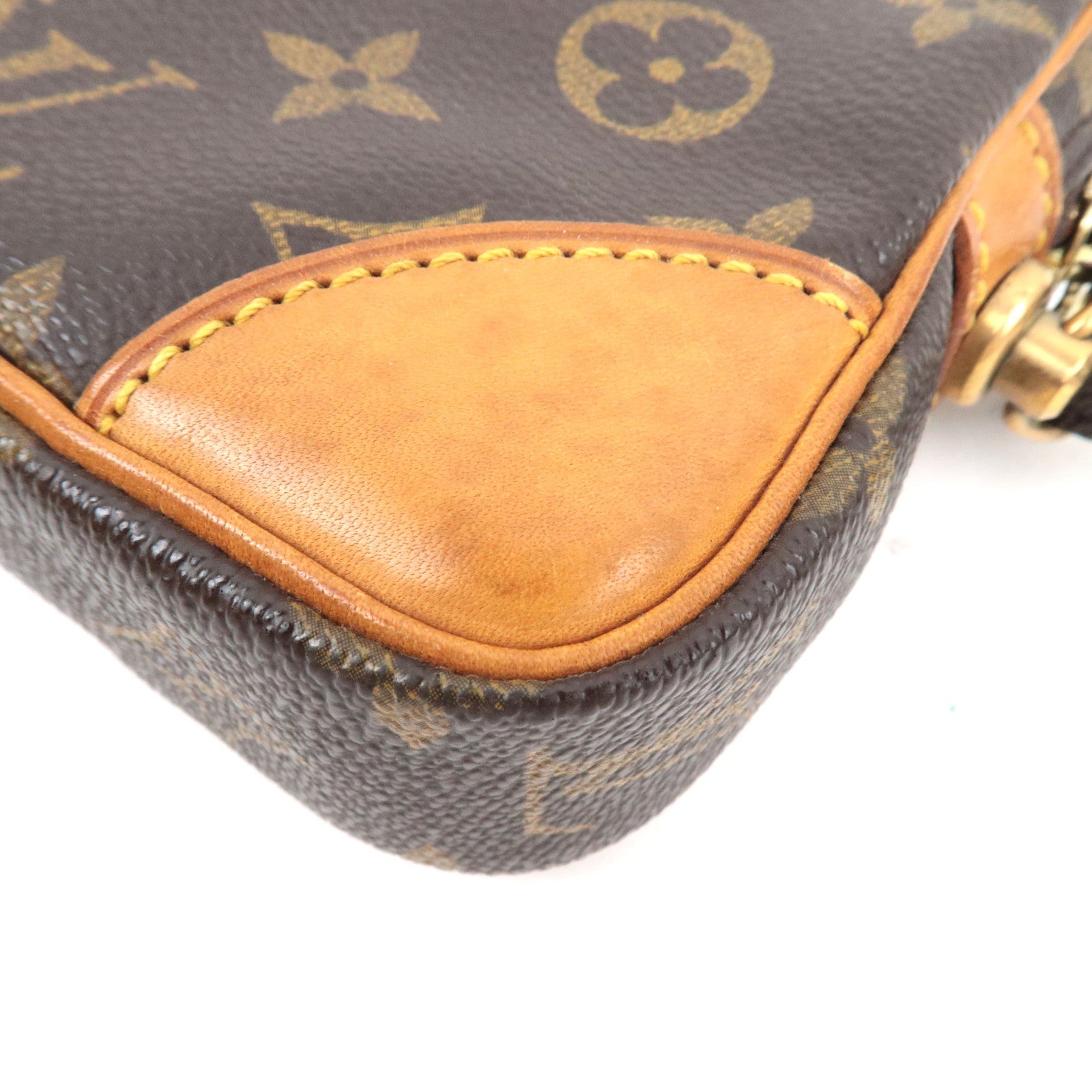 Louis Vuitton Monogram Marly Dragonne PM Clutch Bag M51827 TH0993