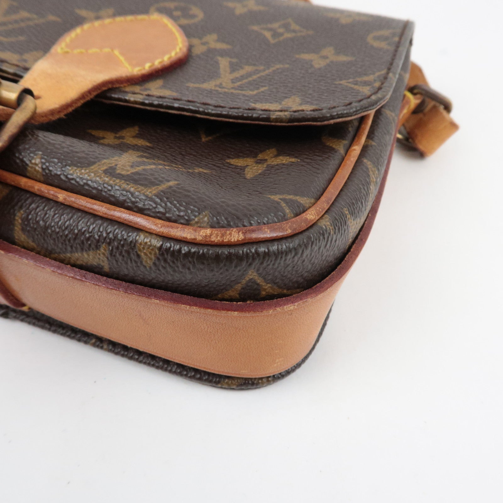 Louis Vuitton Monogram Cartouchiere PM Shoulder Bag M51254 872SL