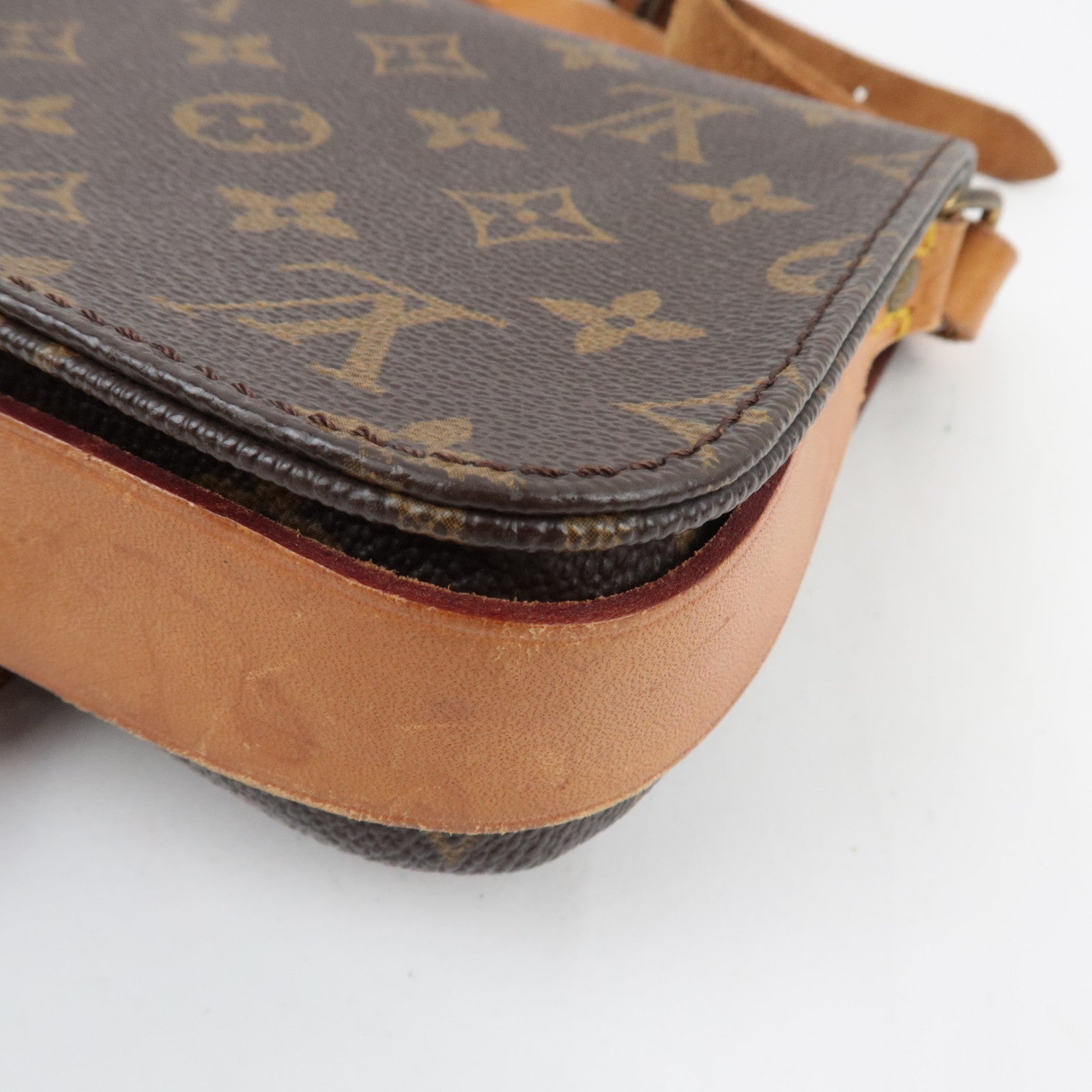 Louis Vuitton Monogram Cartouchiere PM Shoulder Bag M51254 872SL