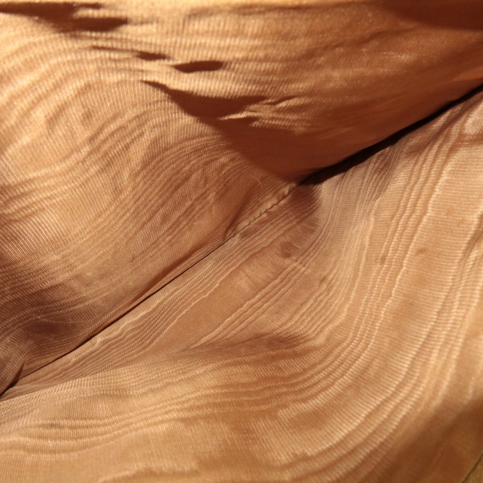 CELINE Macadam Tote Bag PVC Leather Brown