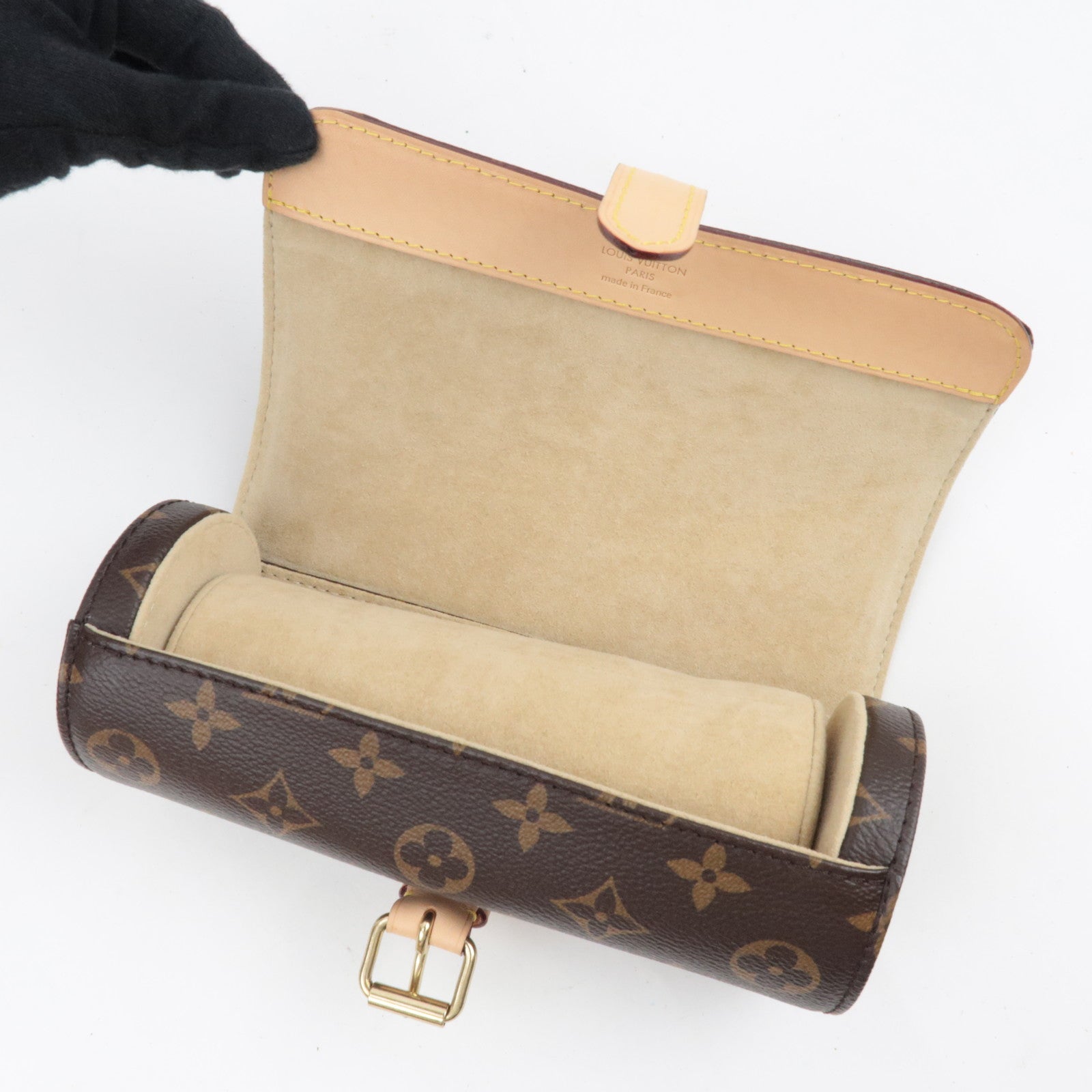 Louis Vuitton Monogram Etui 3 Montres Watch Case M47530 RFID *Box, Dust bag